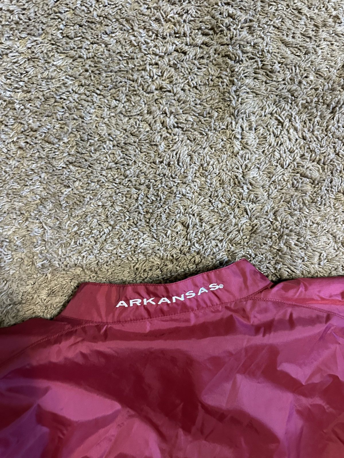 NCAA Vintage NCAA Arkansas Razorbacks windbreaker 00s size XL Size US XL / EU 56 / 4 - 7 Thumbnail