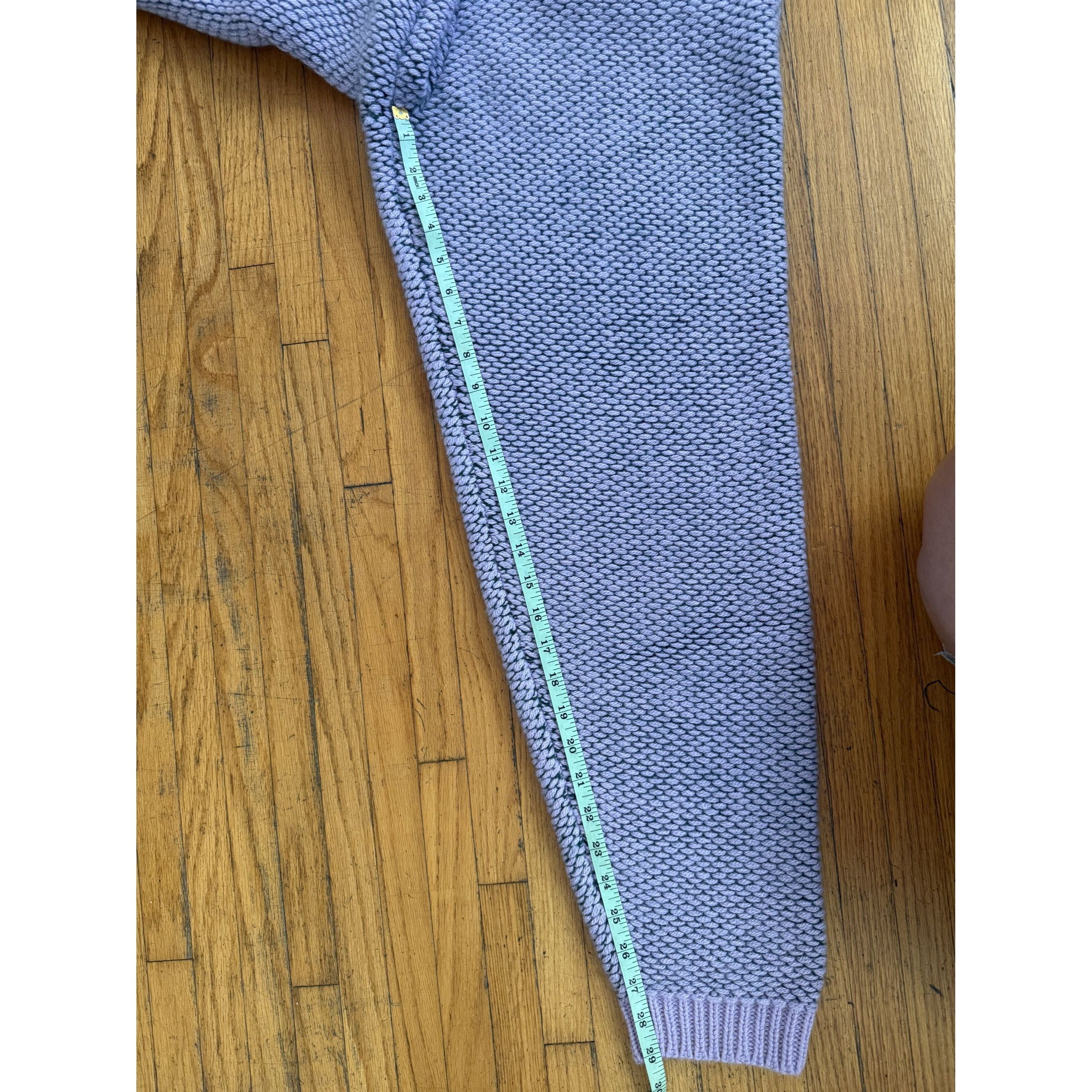 The Elder Statesman The Elder Statesman Women’s Cashmere Sweatpants – Lilac & Fo Size 29" - 9 Thumbnail