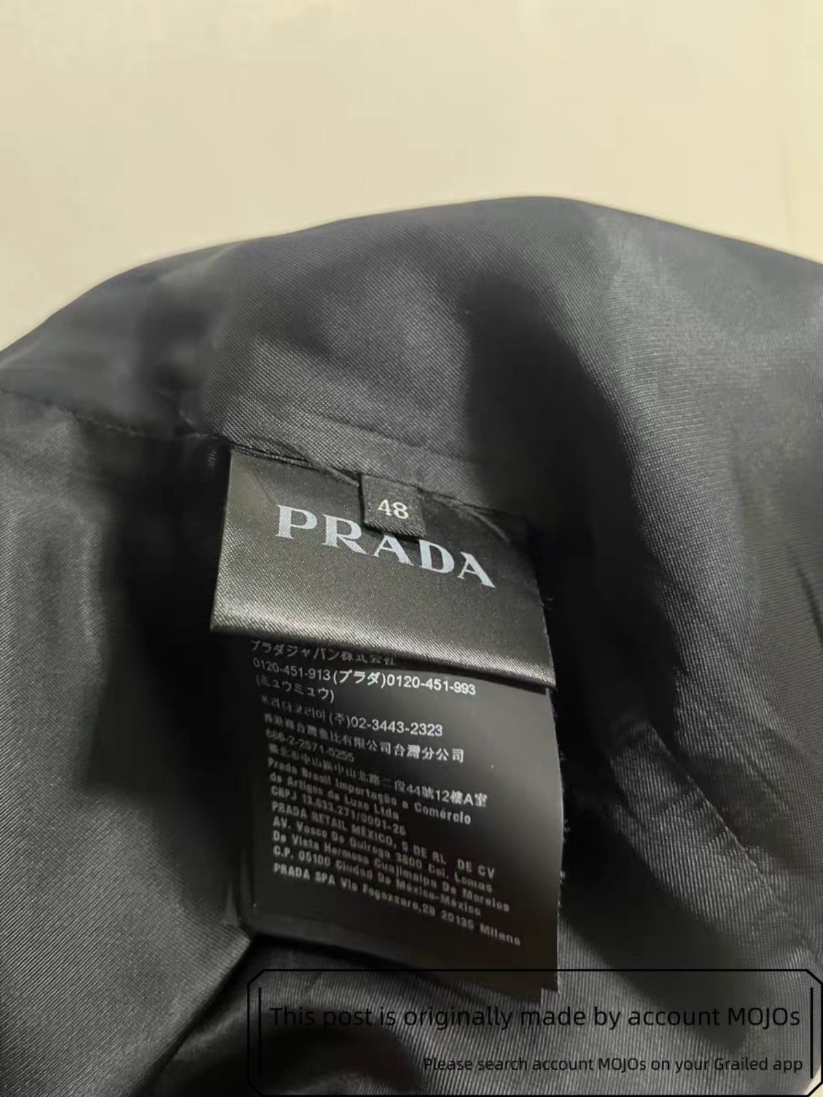 Prada Sz 48 Prada Distressed Layers Blazer mojos2226518 Size US M / EU 48-50 / 2 - 8 Thumbnail
