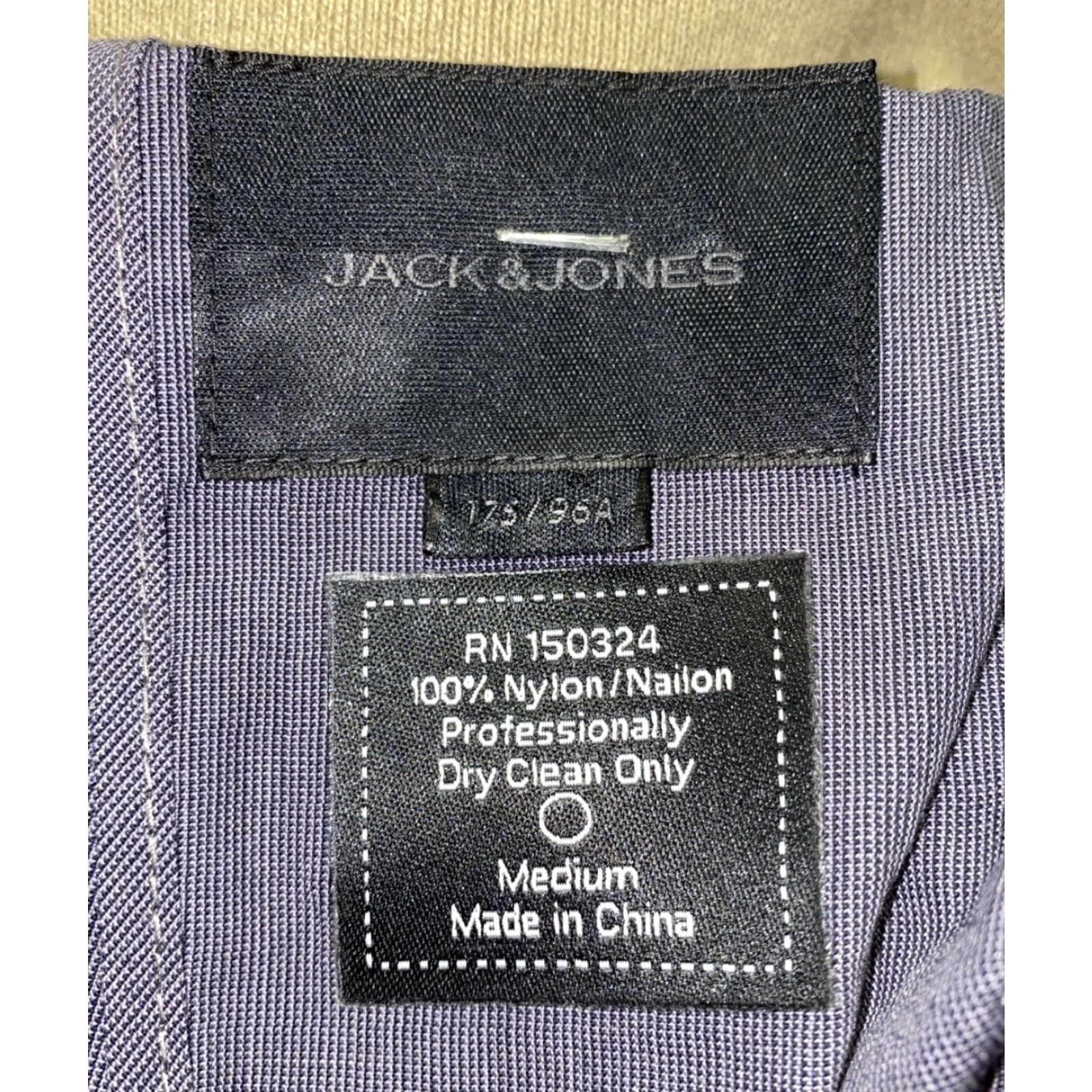 Vintage Jack And Jones Jacket Full Zip Womens Beige Nylon M Regular Size Women Size M / US 6-8 / IT 42-44 - 7 Thumbnail