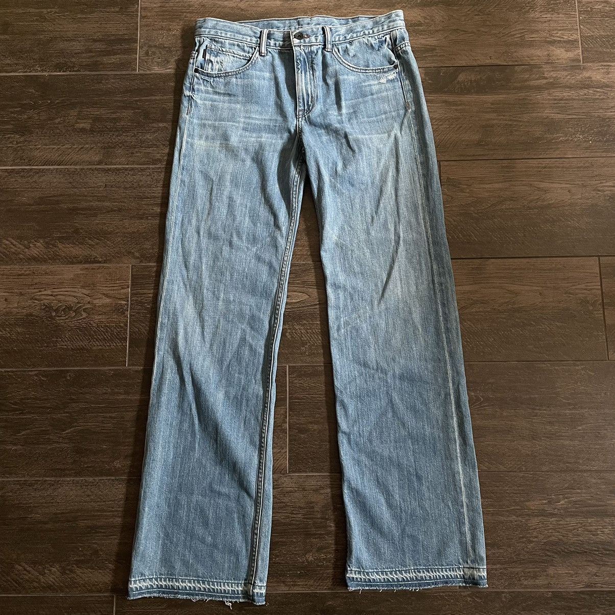 image of Helmut Lang Blue Flare Denim, Men's (Size 30)