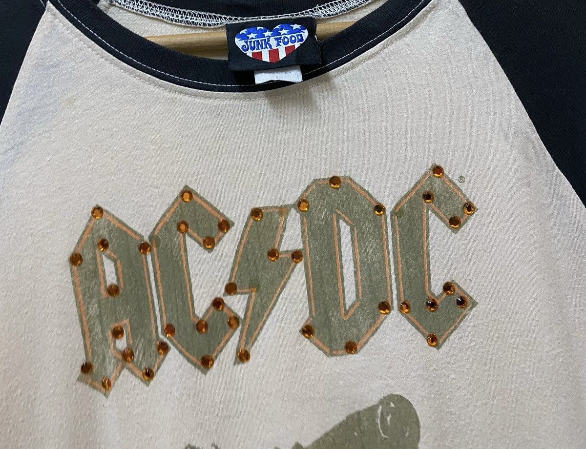 Band Tees ACDC Tshirt 3q Raglan Crewneck Tee Size XS / US 0-2 / IT 36-38 - 8 Thumbnail
