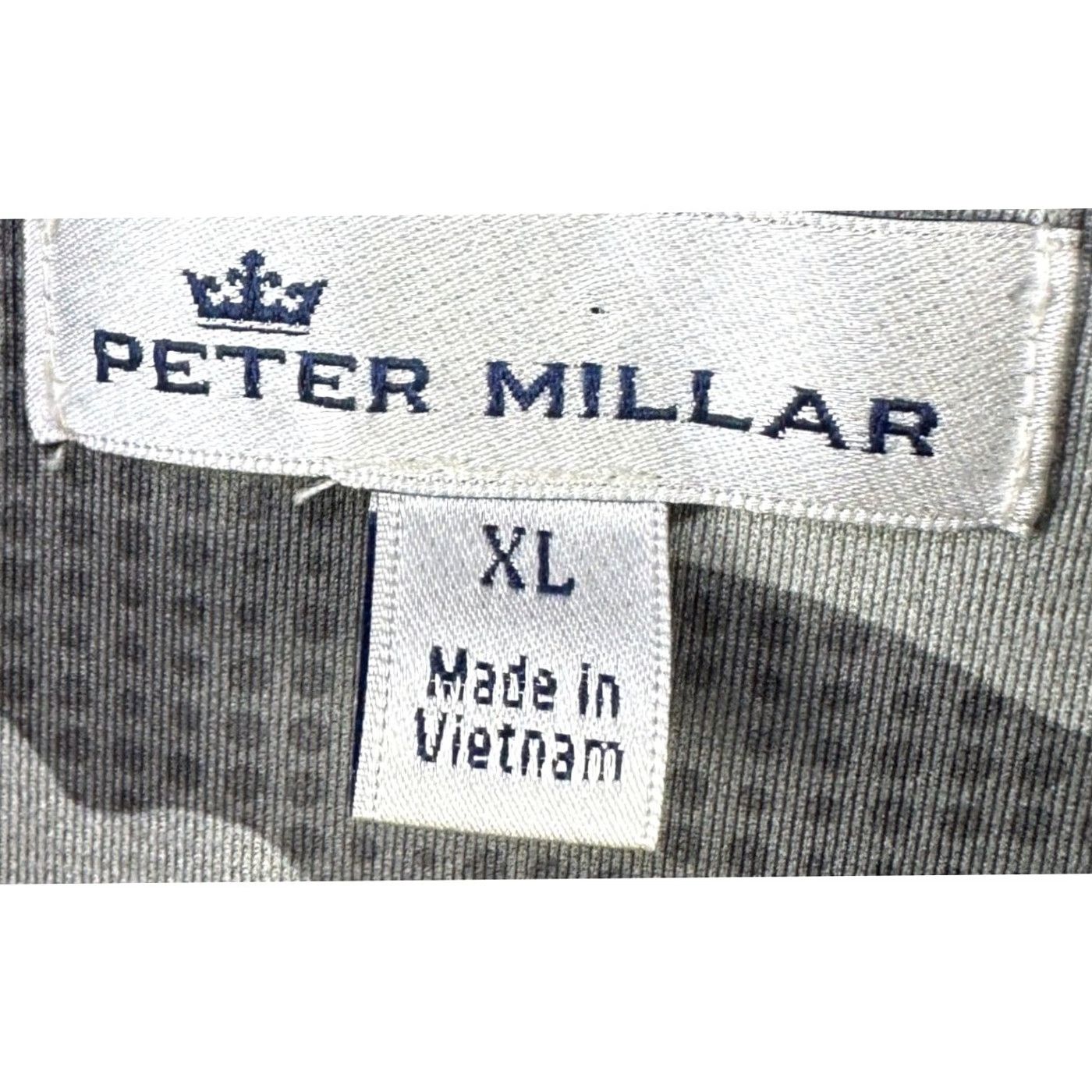 Peter Millar Peter Millar Sweatshirt Pullover Mens XL Gray Camo Long Sleeve 1/4 Zip Logo Size US XL / EU 56 / 4 - 4 Thumbnail