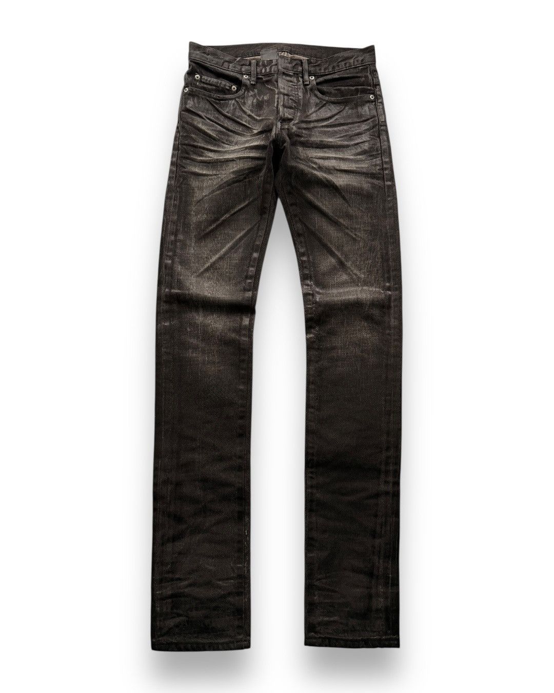 Dior × Hedi Slimane Dior Homme Waxed A/W03 Luster Clawmark Jeans