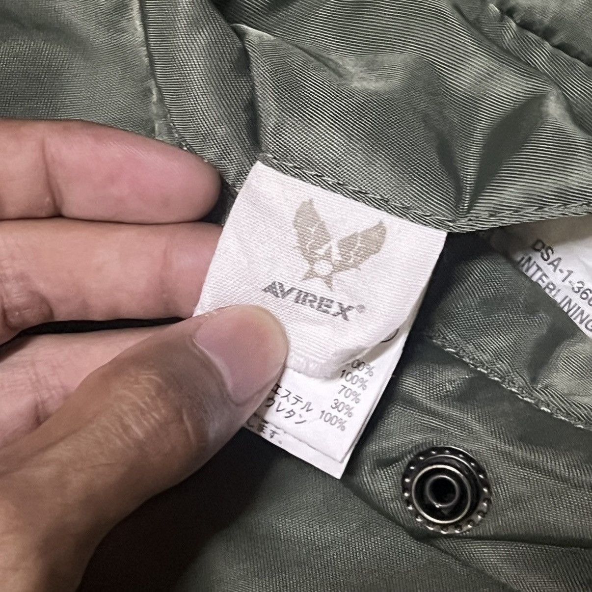 Avirex Vintage Avirex USA Big Logo Bomber Jacket Size US S / EU 44-46 / 1 - 9 Thumbnail