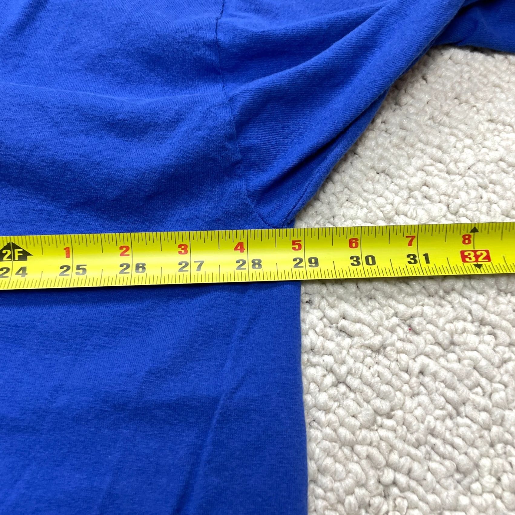 Vintage Unbranded Shirt Adult 2XL Blue Cotton Short Sleeve Crew Tee Mens Size US XXL / EU 58 / 5 - 4 Thumbnail