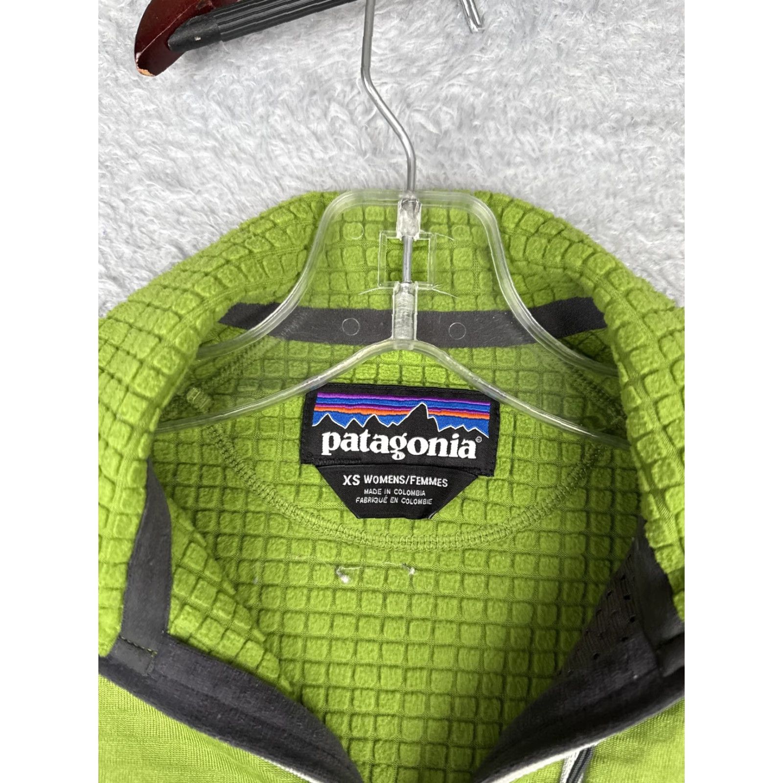 Patagonia Patagonia R1 Sweater Womens XS Green Polartec Power Grid Baselayer Pullover Mock Size XS / US 0-2 / IT 36-38 - 7 Thumbnail