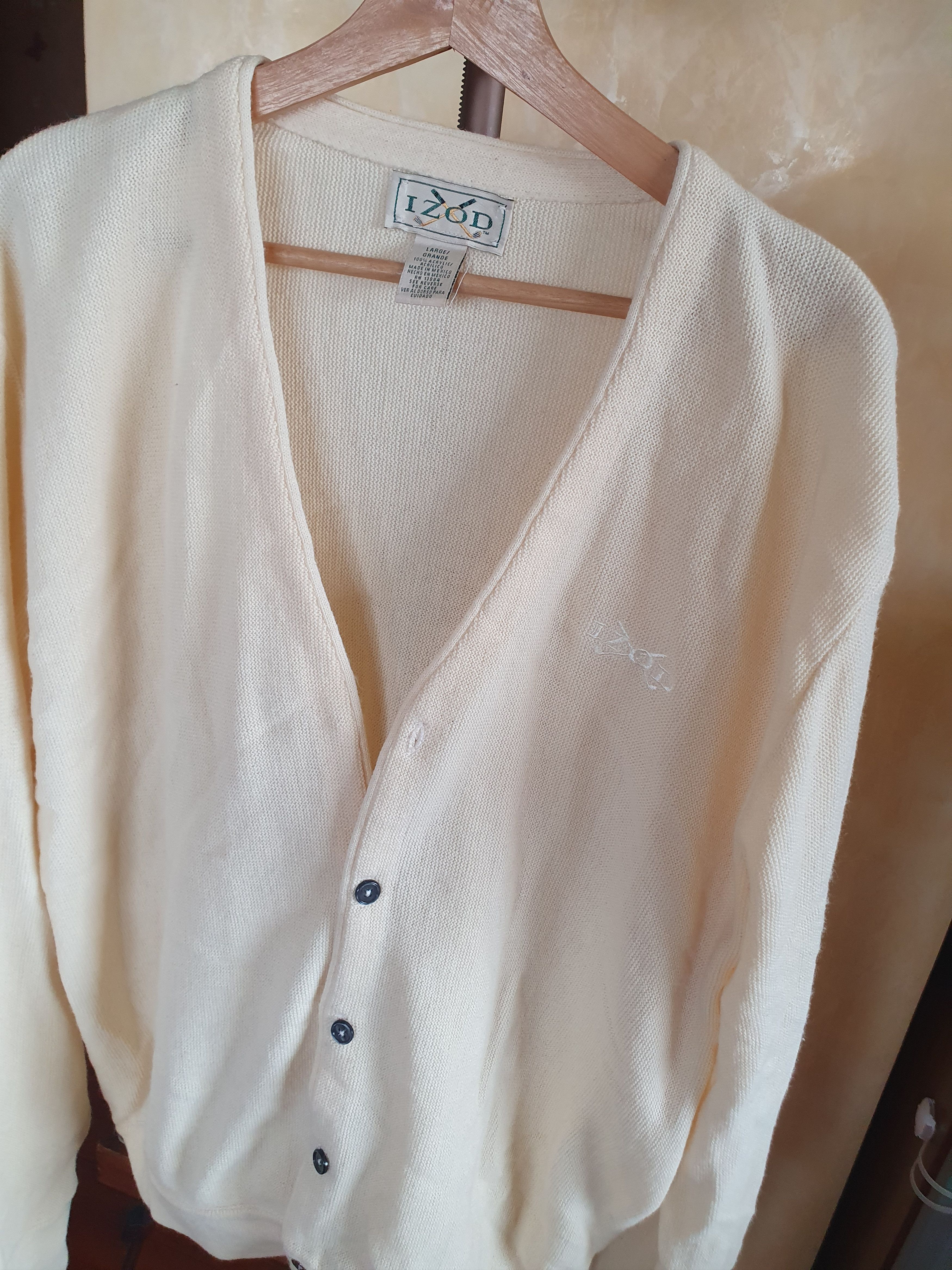 Izod × Vintage Izod Vintage Golf Cardigan Button Up V-Neck Made in Mexico L Size US L / EU 52-54 / 3 - 3 Thumbnail