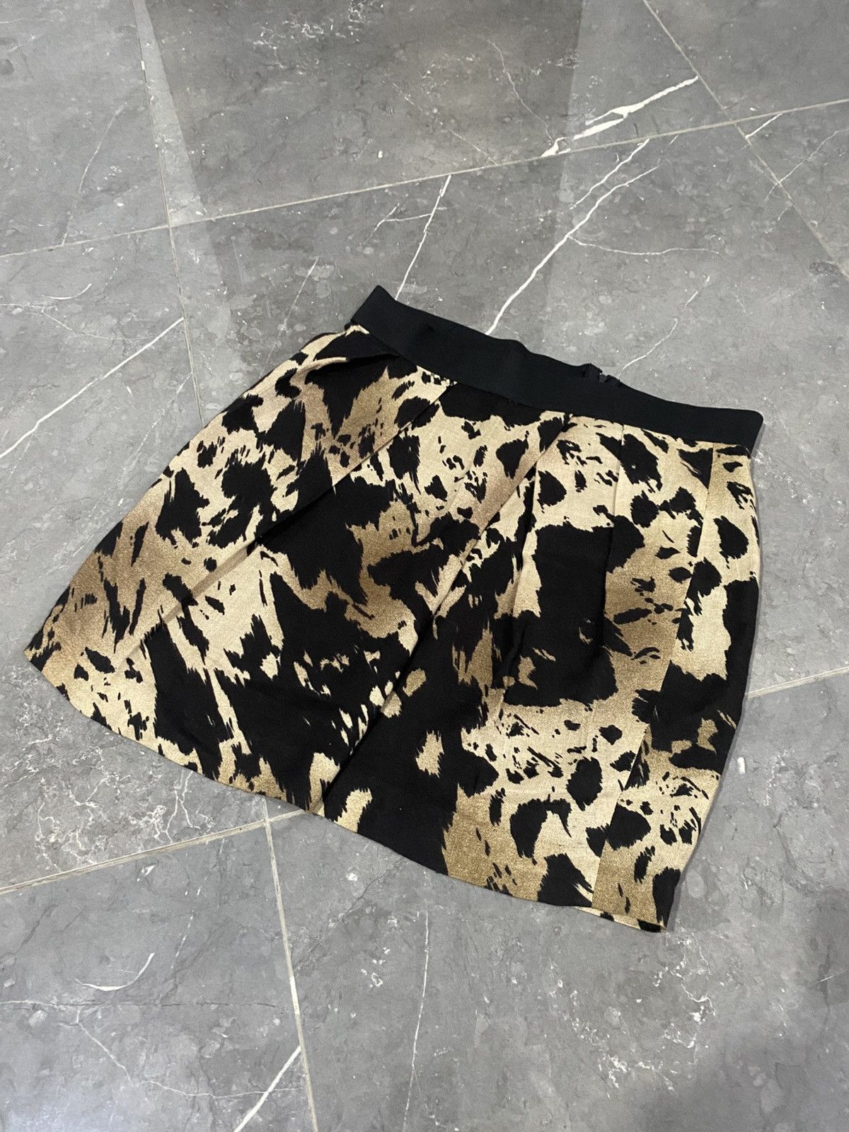 If Six Was Nine 🖤BLACKFRIDAY🖤Ggpx Leopard Camo Mini Skirt Ifsixwasnine Kmrii Size 29" - 1 Thumbnail