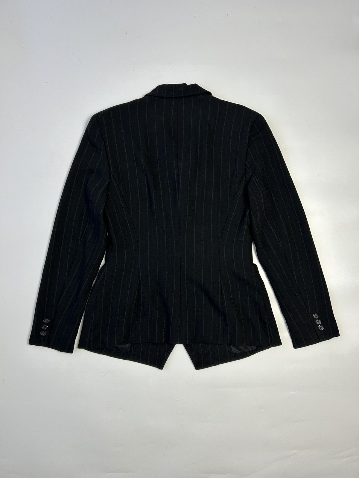 DKNY × Designer DKNY STRIPE DOUBLE BREAST BLAZER Size 36R - 3 Thumbnail