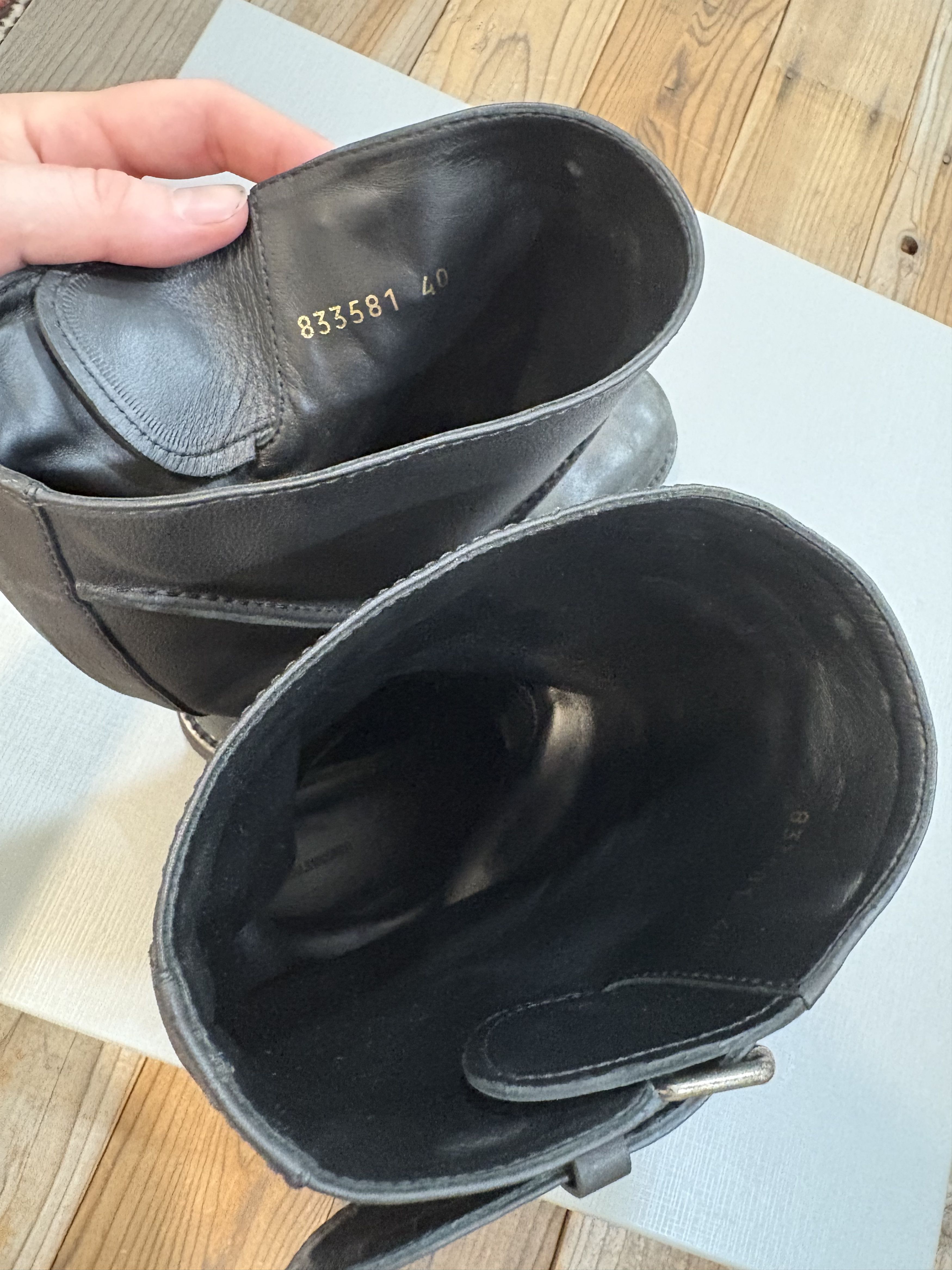 Balenciaga Black Leather Venom Boots with box Size US 7 / EU 40 - 6 Thumbnail
