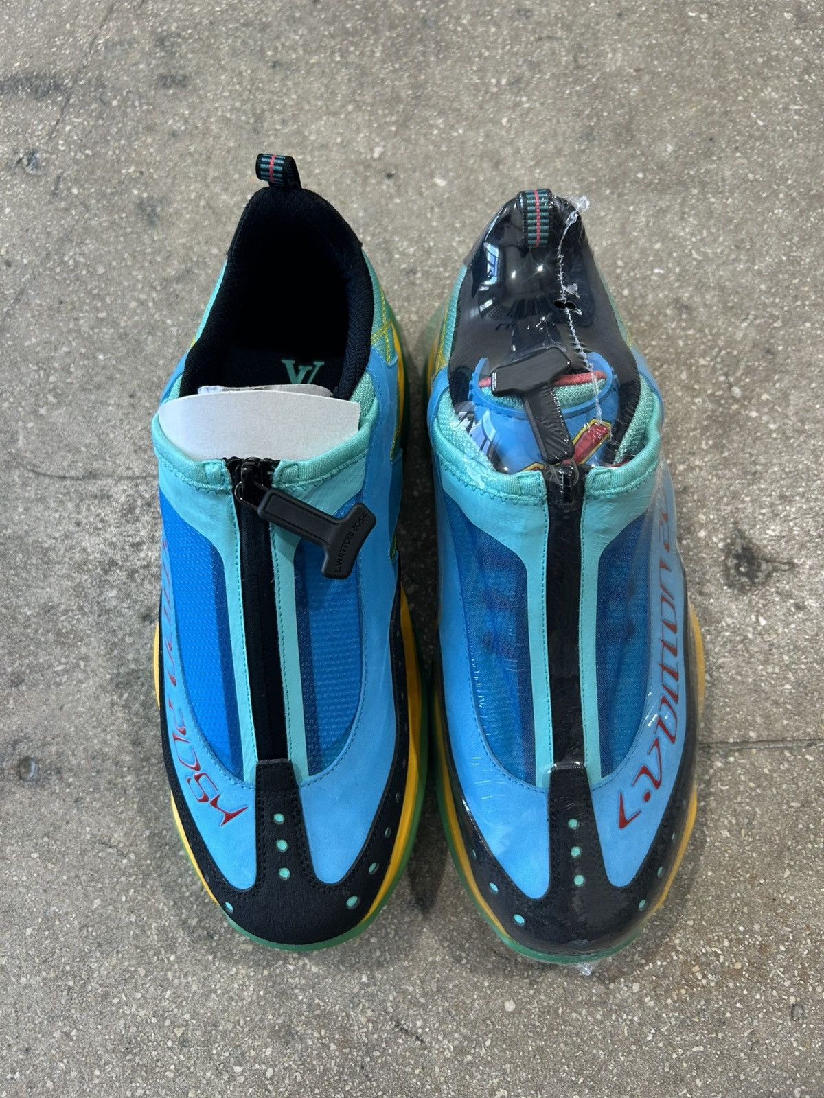 Louis Vuitton Louis Vuitton Virgil Abloh Millennium 2054 Capsule Sneakers Size US 9 / EU 42 - 3 Thumbnail