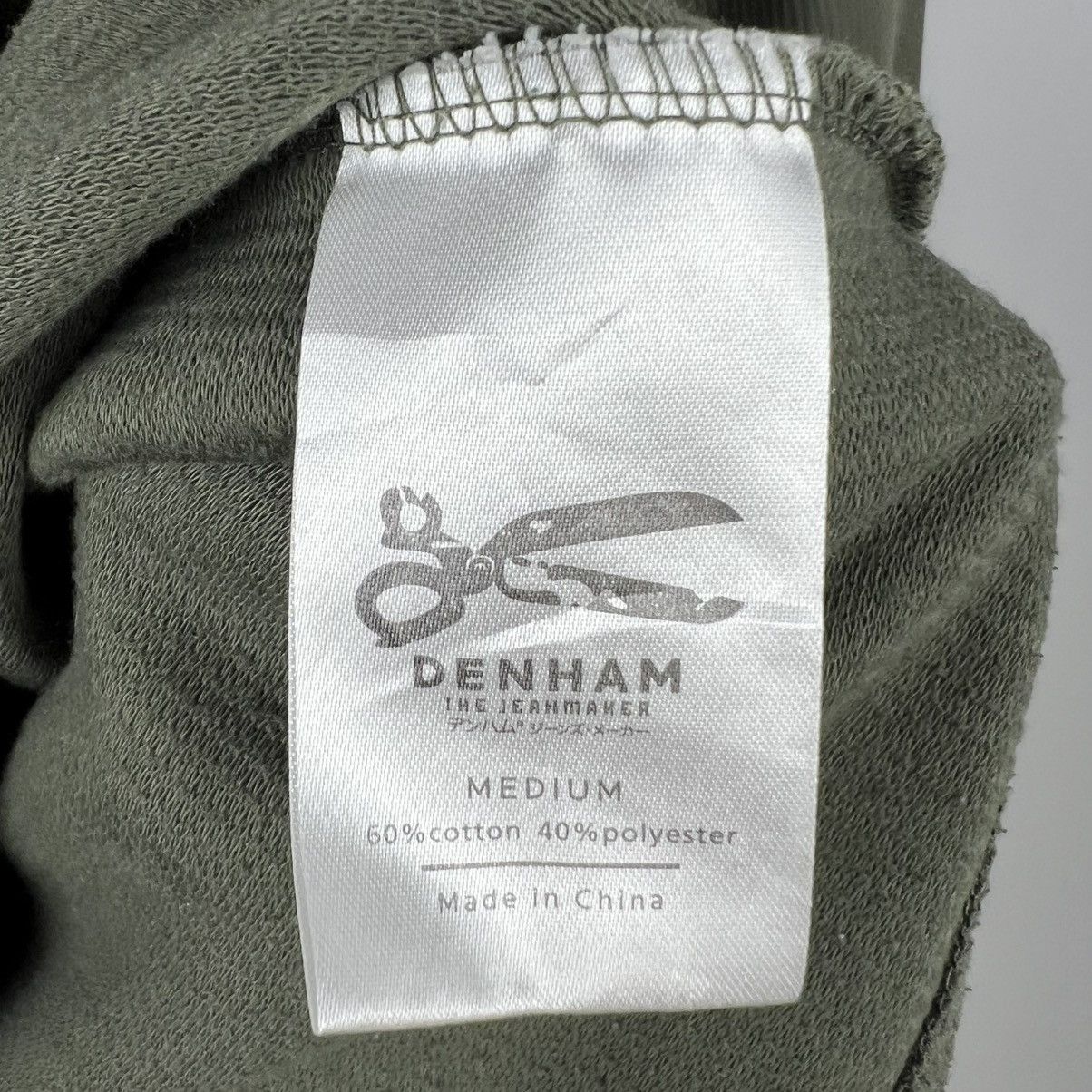 DENHAM × Designer × Japanese Brand Denham Sweater Khaki Longsleeve Polo Japanese Maharishi Size US M / EU 48-50 / 2 - 12 Thumbnail