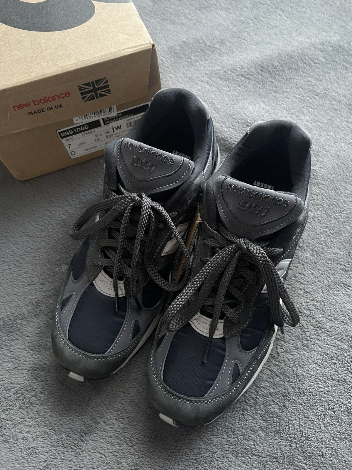 New Balance New Balance 991 MiUK black 7 Size US 7 / EU 40 - 6 Thumbnail