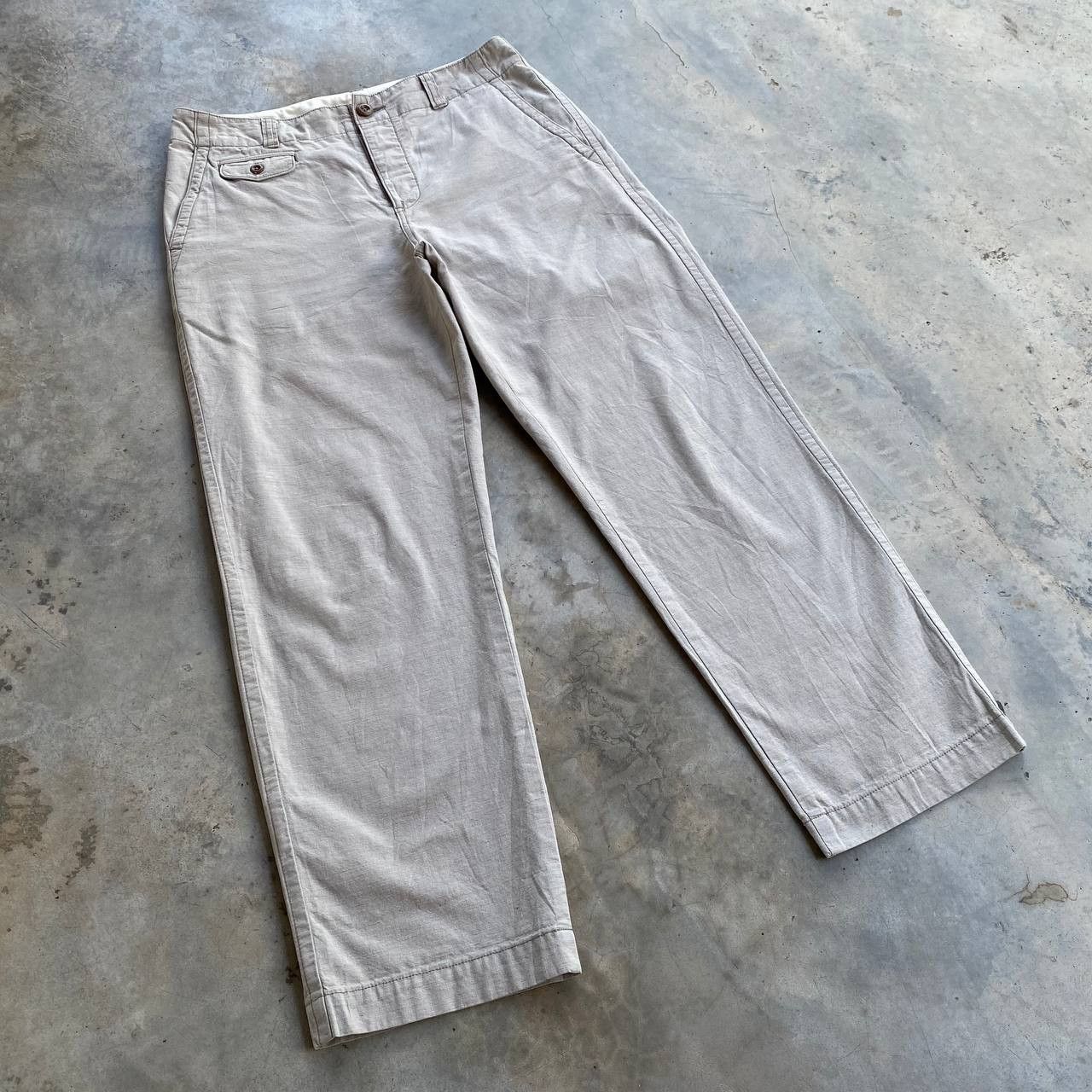Margaret Howell MARGARET HOWELL JAPAN MEN CHINOS REGULAR STRAIGHT LEG PANT Size US 32 / EU 48 - 4 Thumbnail
