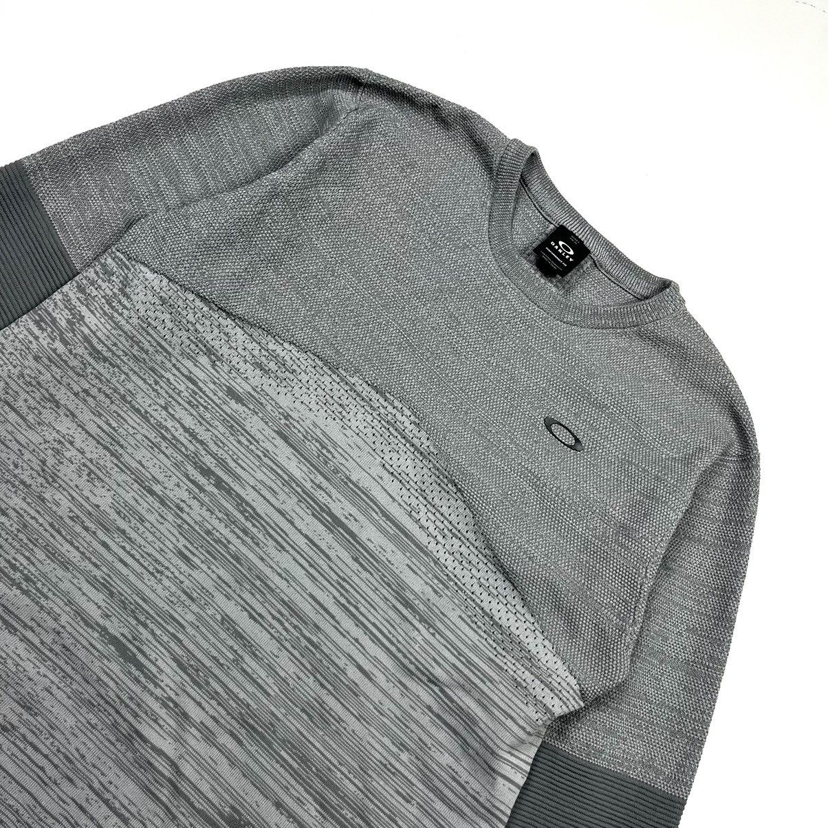 Oakley Oakley Long Sleeve Thermo Japanese Brand Streetwear Gray Size US XL / EU 56 / 4 - 4 Thumbnail