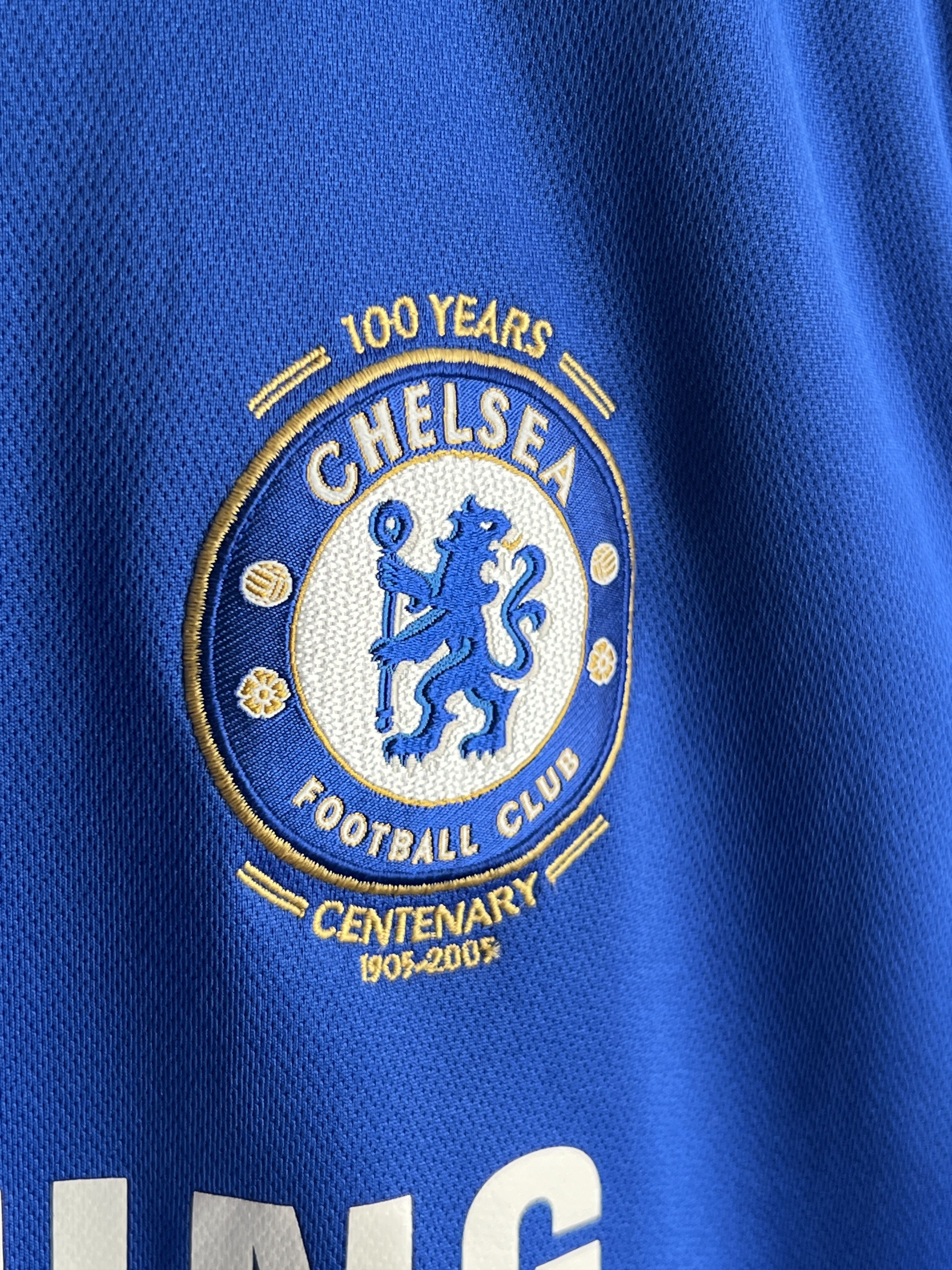 Chelsea Soccer × Umbro Soccer Jersey Umbro FC Chelsea 2005/06 Home Away 100 Years Size US XS / EU 42 / 0 - 5 Thumbnail