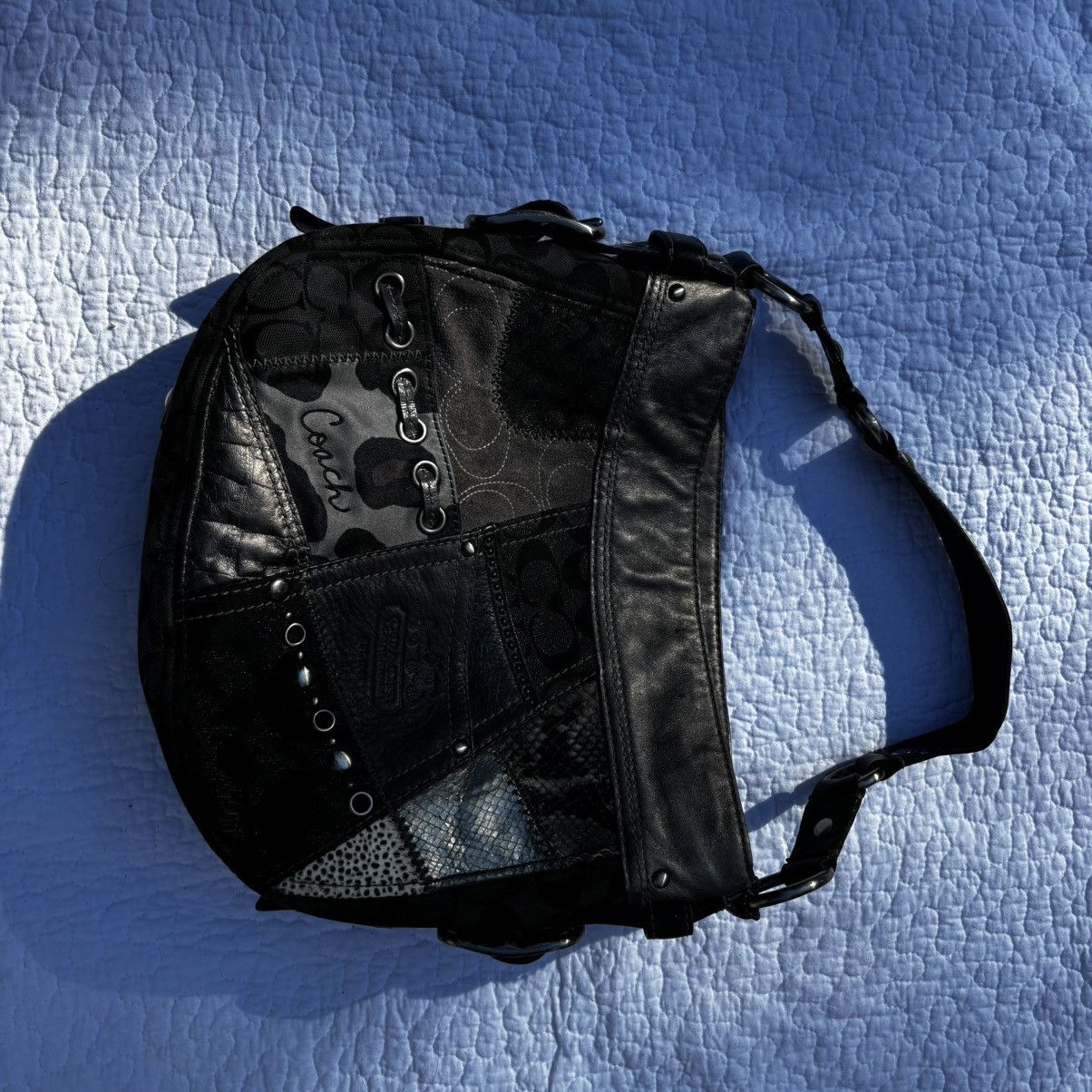 Coach black and gray patchwork coach bag Size ONE SIZE - 4 Thumbnail