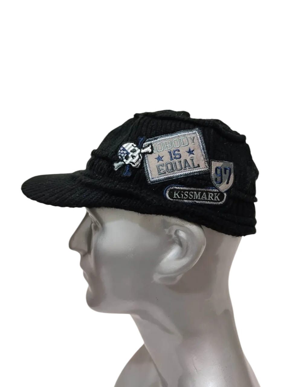Japanese Brand Kissmark Skull Skeleton Punk Rock Hats Size ONE SIZE - 1 Thumbnail
