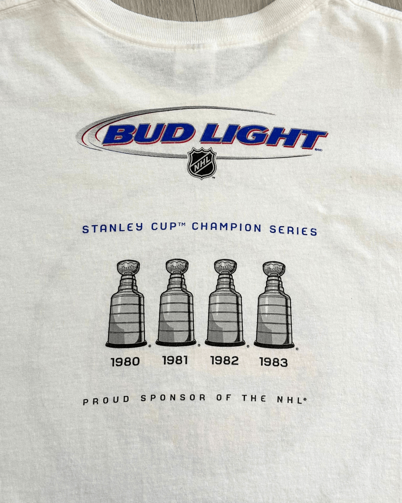 NHL × Vintage Vintage NHL x Bud Light New York Islanders T-Shirt - Large Size US L / EU 52-54 / 3 - 4 Thumbnail