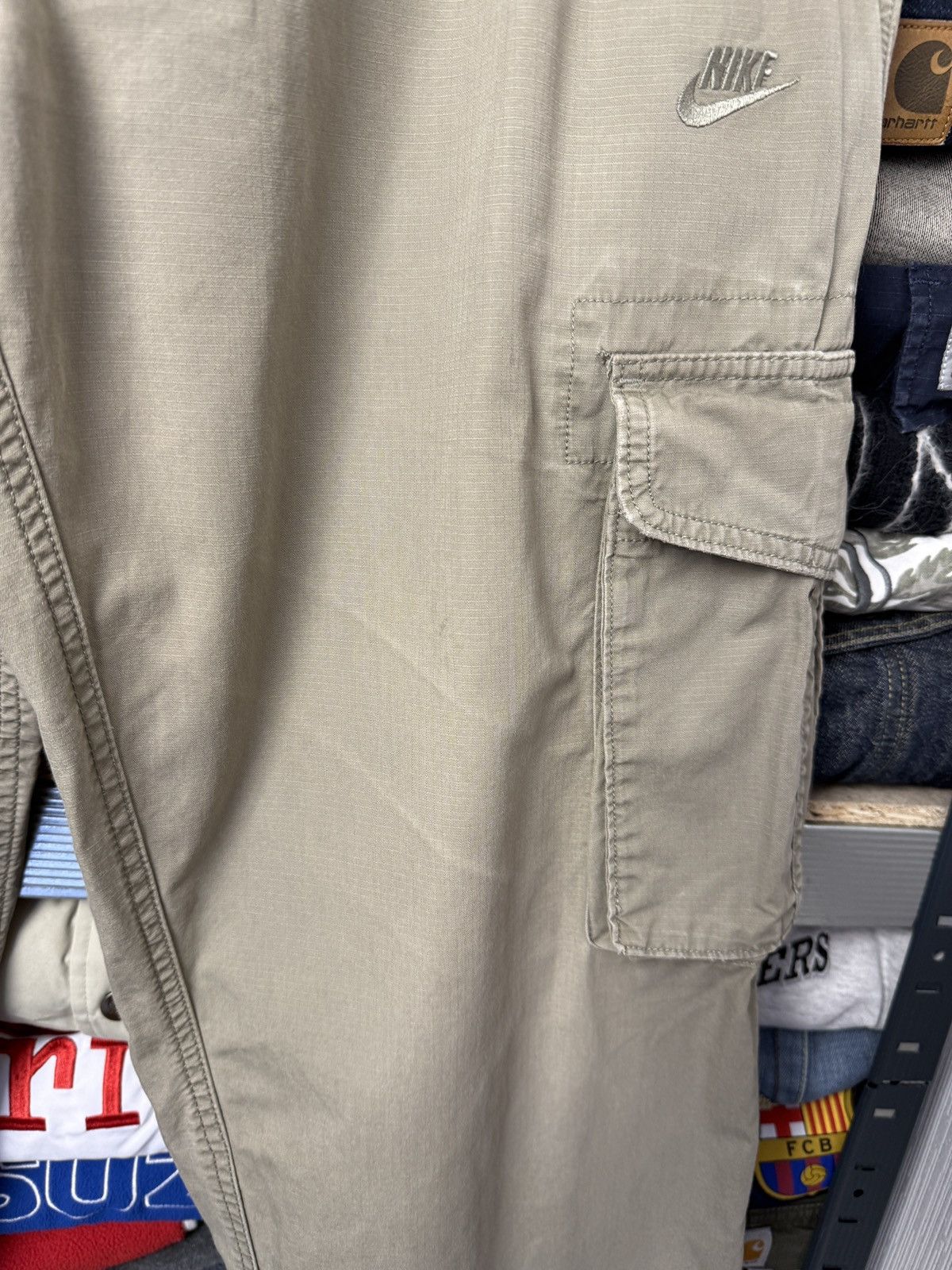 Japanese Brand Nike Vintage Cargo Pants Baggy Wide Japanese Size US 36 / EU 52 - 8 Thumbnail