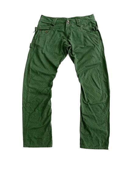 Japanese Brand Unbrand Olive Green Pants Japanese Style Size 30" / US 8 / IT 44 - 1 Thumbnail