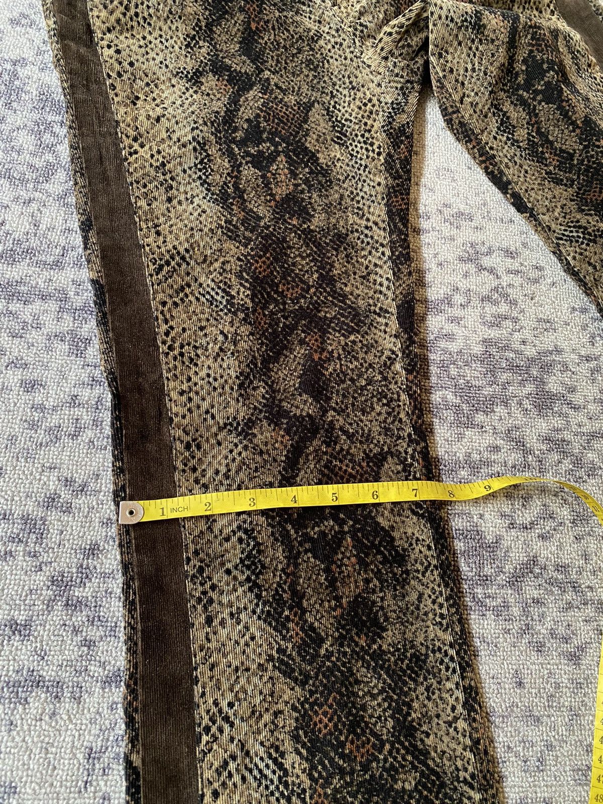 Hysteric Glamour Y2k Interflow snakeskin ifsixwasnine bootcut pants Size US 31 - 13 Thumbnail