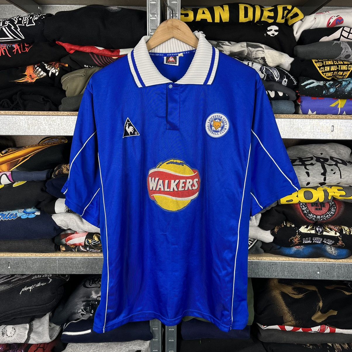 Le Coq Sportif 2000/01 LE COQ SPORTIF HOME LEICESTER CITY SOCCER JERSEY Size US XL / EU 56 / 4 - 1 Thumbnail