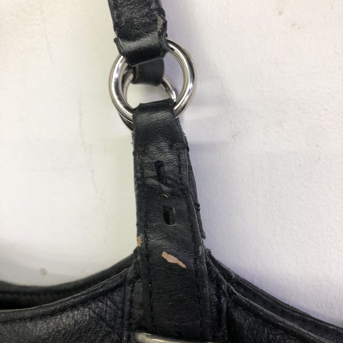 Coach Vintage Coach Pebbled Leather Black Tote Travel Bag Size ONE SIZE - 9 Thumbnail