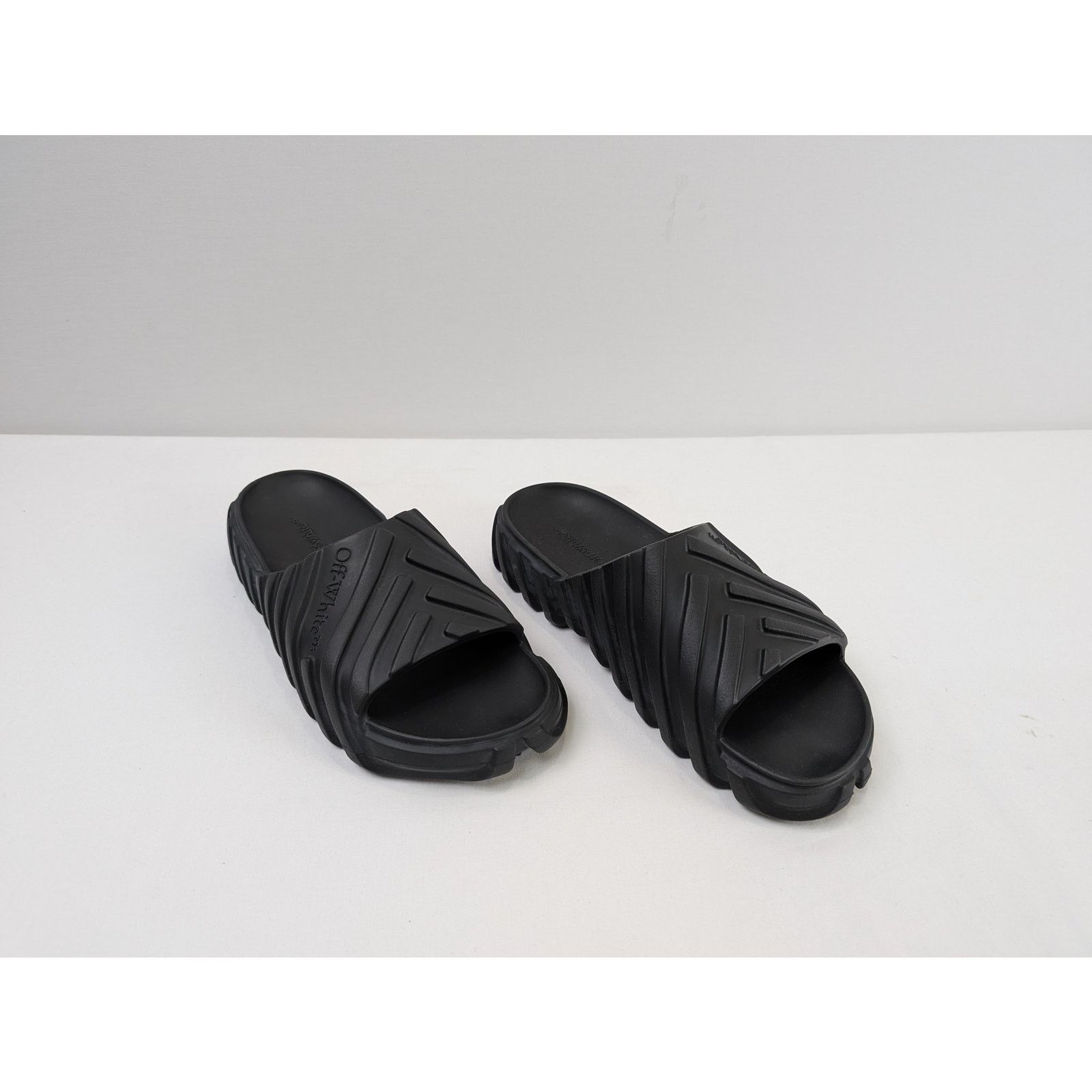 Off-White o1rshd1 Exploration Sliders Slippers in Black Size US 9 / EU 42 - 6 Thumbnail