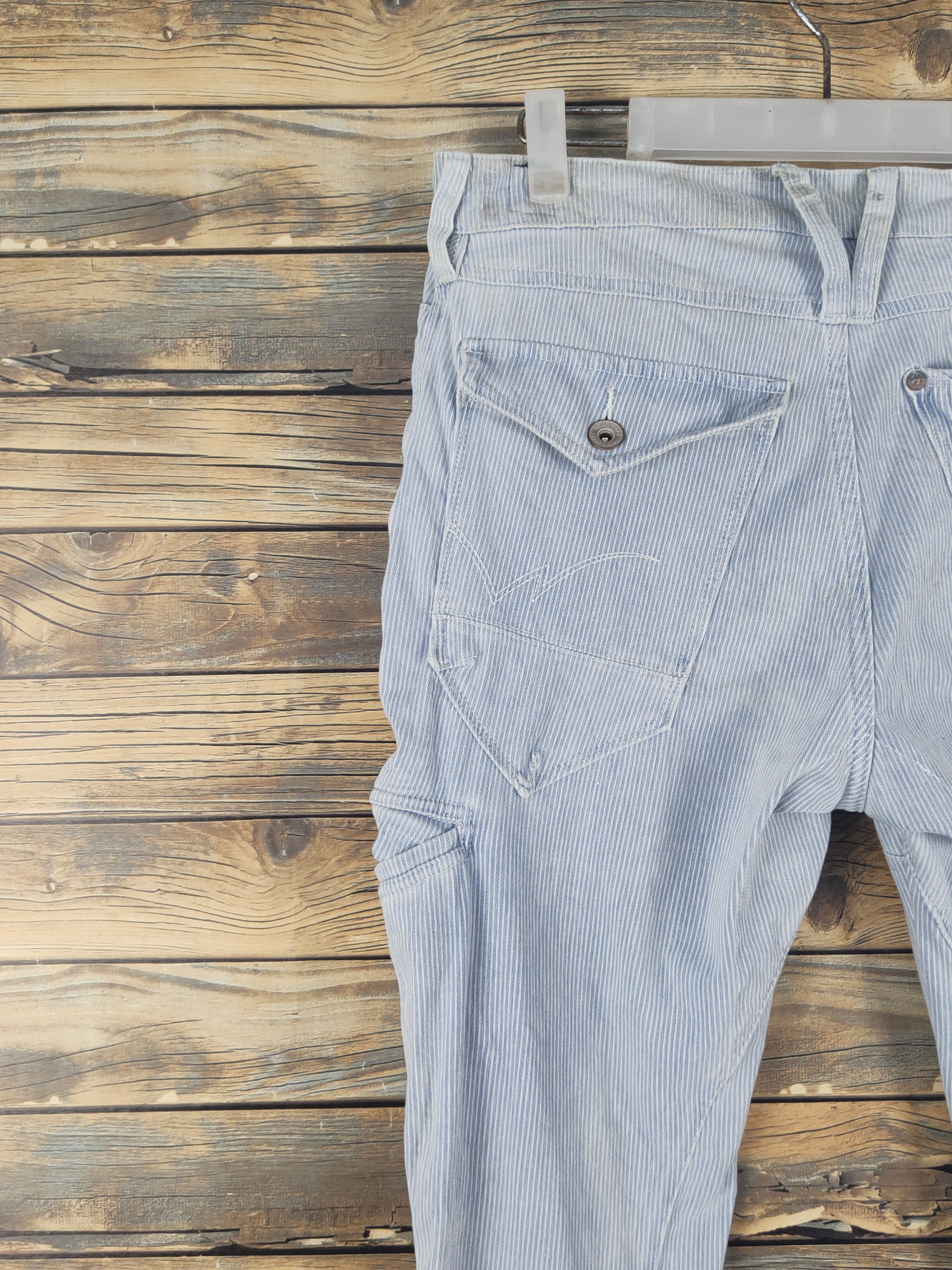 Japanese Brand FieldCore Light Blue Distressed Soft Jeans #W2006 Size US 31 - 8 Thumbnail