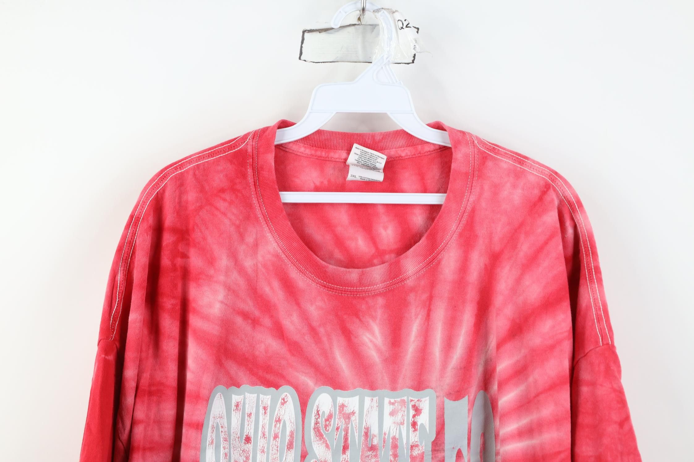 Vintage Vintage 90s Y2K Streetwear Ohio State University T-Shirt Red Size US XXL / EU 58 / 5 - 2 Thumbnail