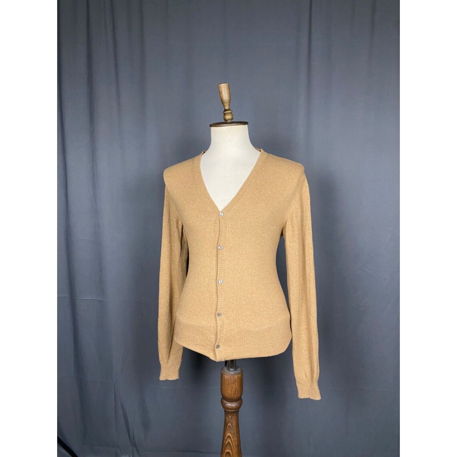 Dolce & Gabbana Dolce&Gabbana Men's Brown Wool Cardigan Sweater Size 2XL Size US XXL / EU 58 / 5 - 2 Thumbnail