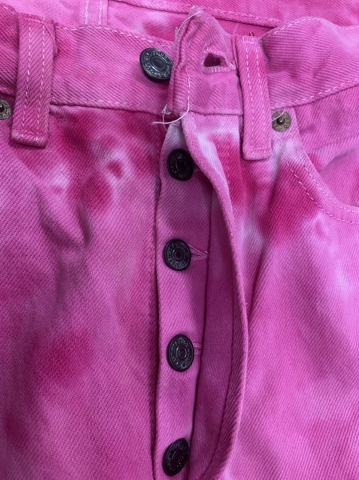 Levi's × Levi's Vintage Clothing Levis 501 Tie Dye Pink Slim Fits Size US 30 / EU 46 - 8 Thumbnail