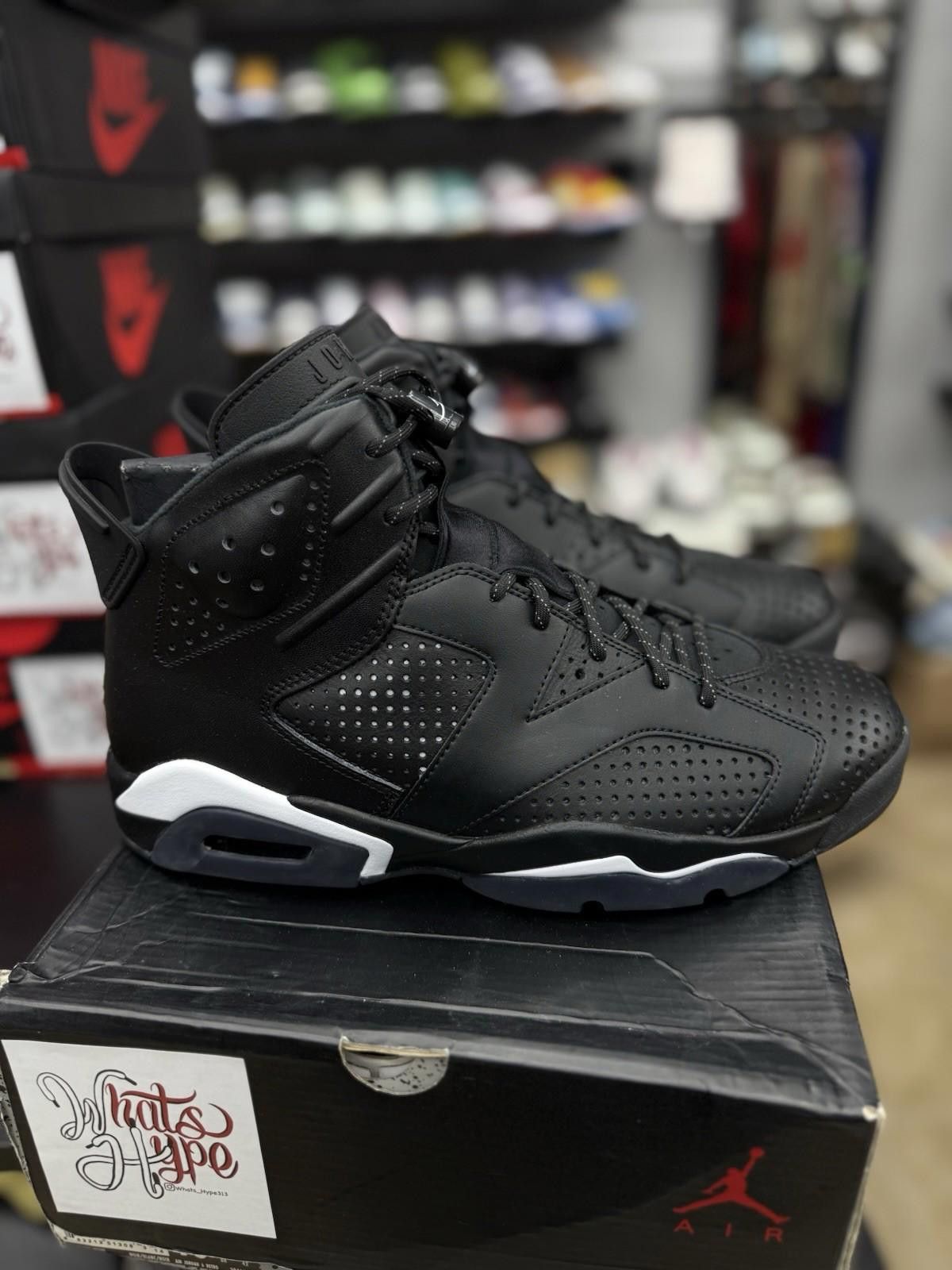 Size 10 - Jordan 6 Retro Black Cat 2016 (384664-020)