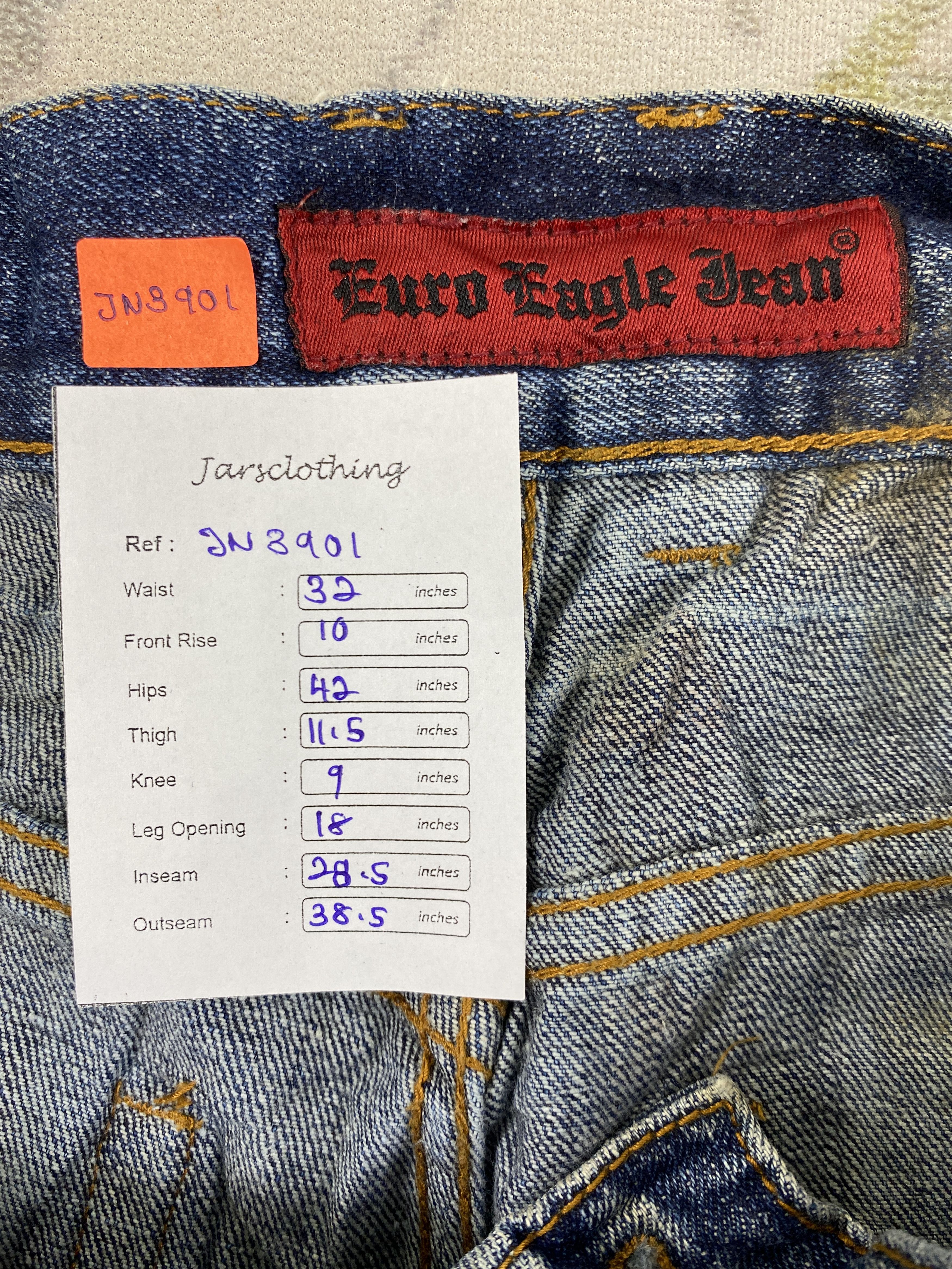 Hysteric Glamour 💥Binding Offer💥Vintage Baggy Jeans 32x28.5 Denim- JN3901 Size US 32 / EU 48 - 8 Thumbnail