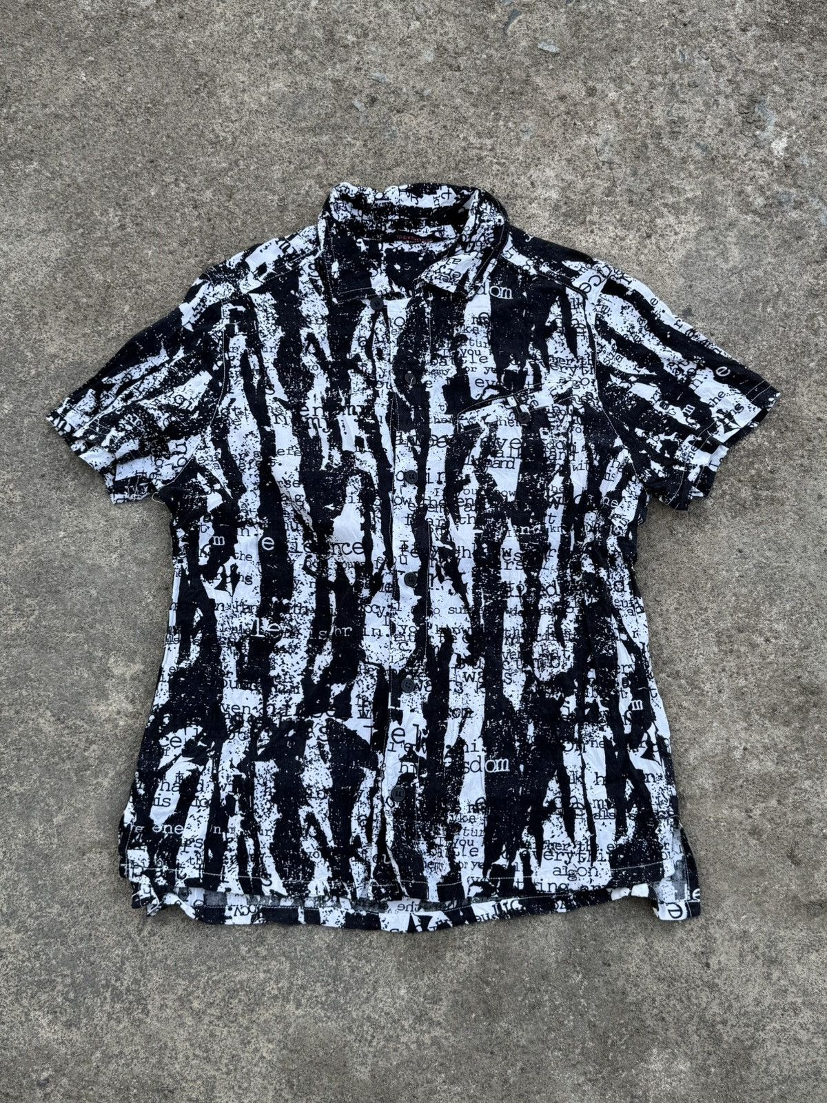 Tornado Mart Algonquins Punk Styled Button Down Shirt Japan Size US S / EU 44-46 / 1 - 1 Thumbnail