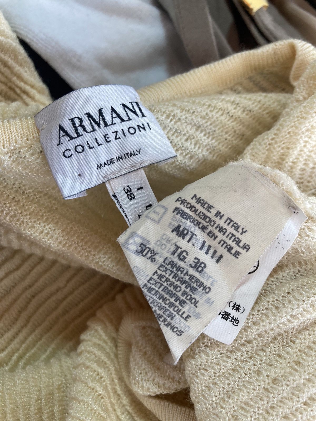 Armani × Designer Armani Long Sleeve T-shirt Size S / US 4 / IT 40 - 5 Thumbnail
