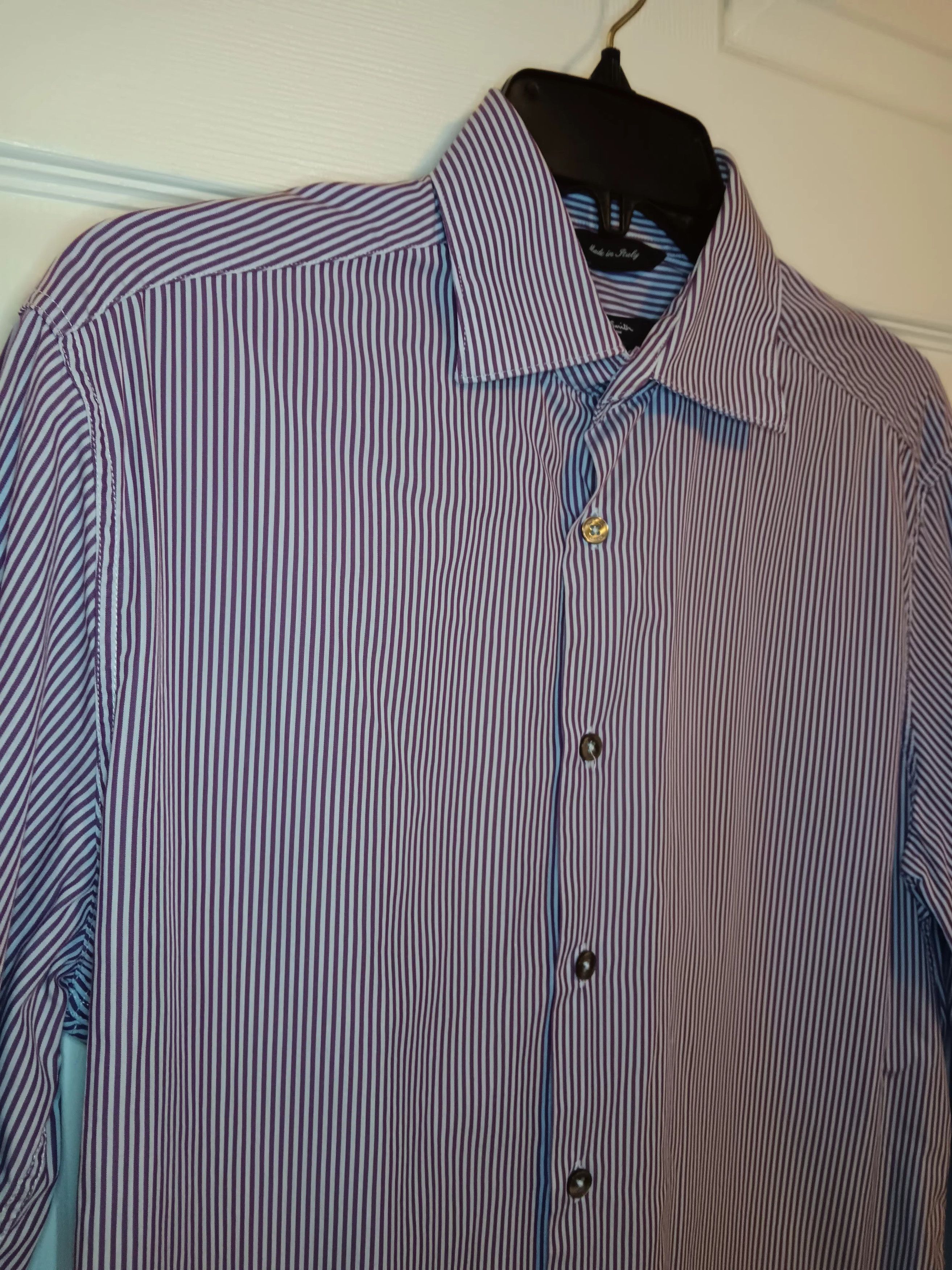 Paul Smith Paul Smith Byard Striped Long Sleeve Shirt Size US S / EU 44-46 / 1 - 3 Thumbnail
