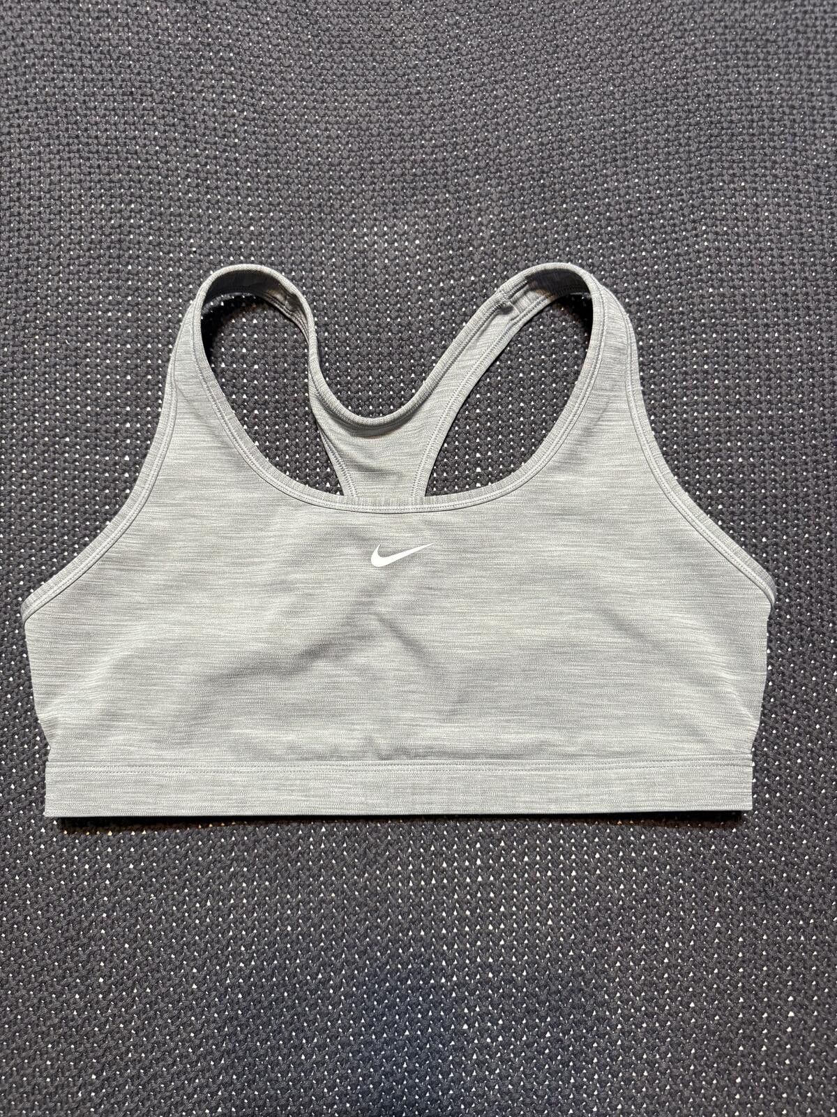 Nike Nike Grey Sports Bra with Racerback Design Size ONE SIZE - 1 Preview