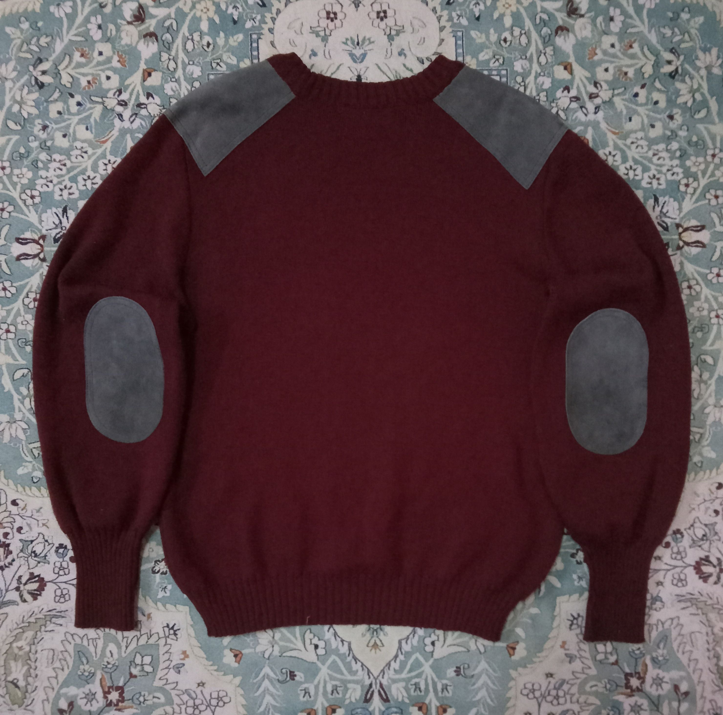 Burberry Burberrys 80s Vintage Wool Sweater Size US S / EU 44-46 / 1 - 1 Thumbnail
