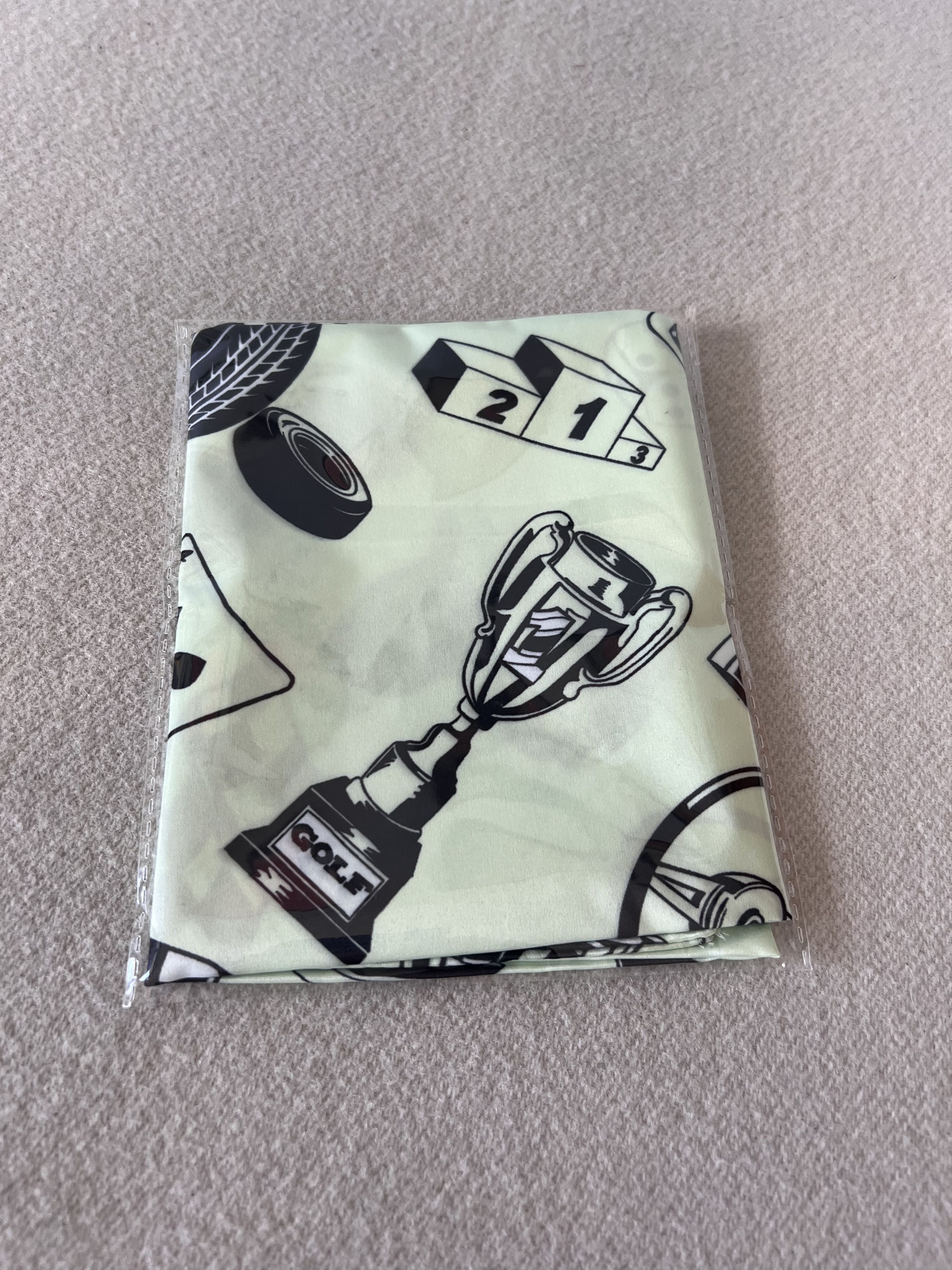 +44 Golf Wang +44 Lewis Hamilton Silk Bandana in Mint Green Size ONE SIZE - 3 Thumbnail