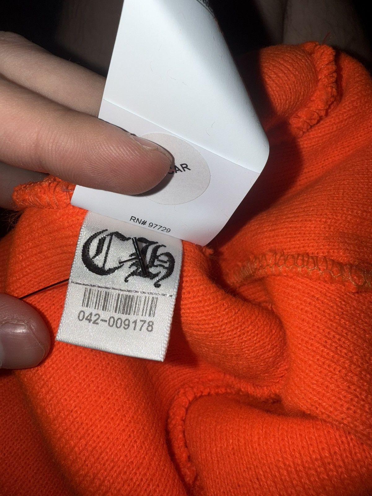 Chrome Hearts Chrome Hearts CH Logo Beanie Orange Size ONE SIZE - 4 Thumbnail