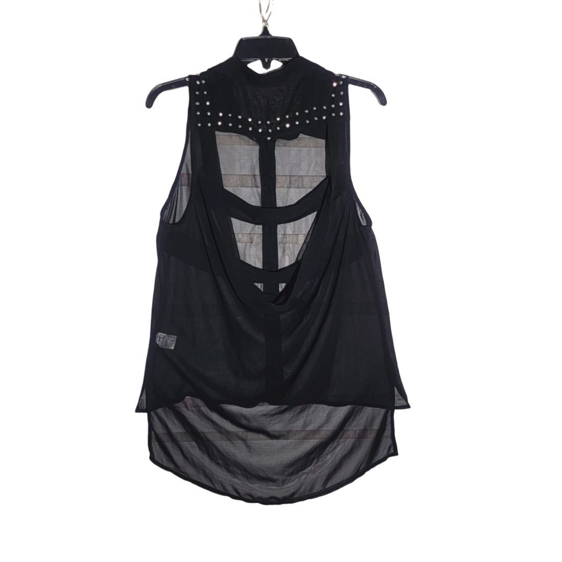 Other ✨✨✨Material Girl Women's blouse Size M transparent mesh High Size M / US 6-8 / IT 42-44 - 2 Thumbnail