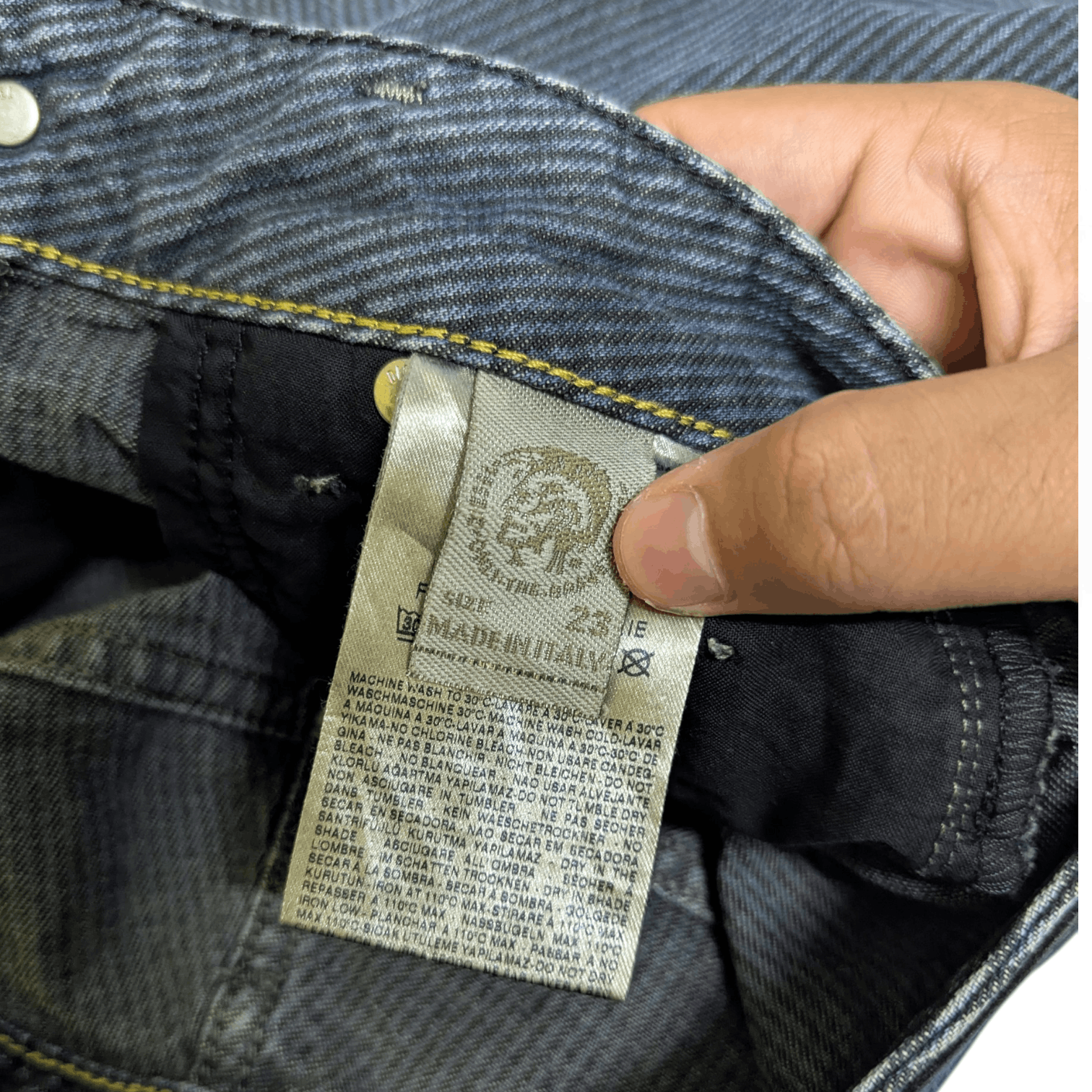 Diesel Diesel Fayza Stripe Denim Jeans Italy Size US 27 - 9 Thumbnail