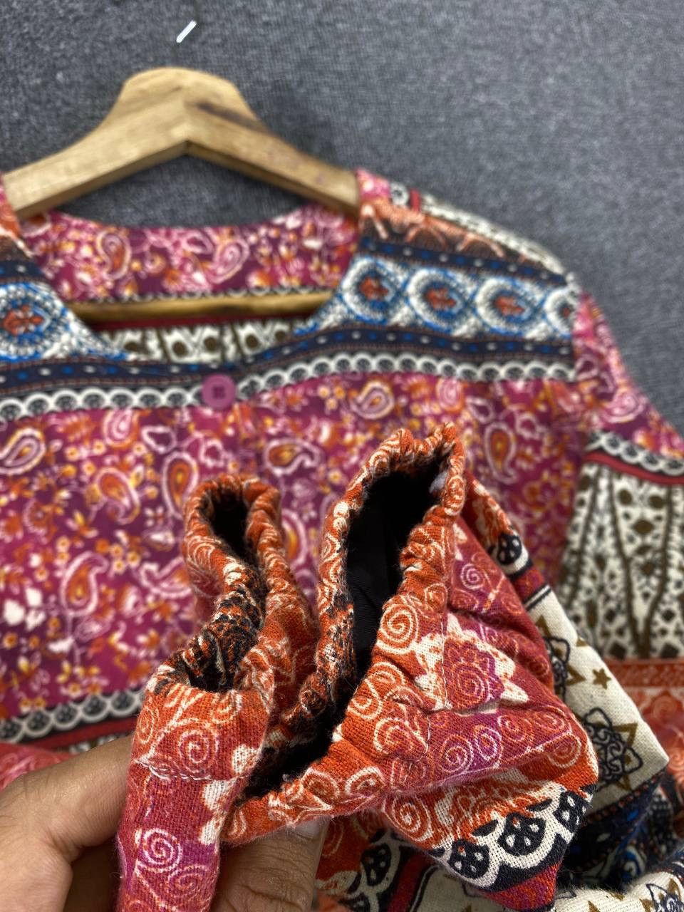 Japanese Brand Vintage Native x Navajo Paisleys Button Up Cardigan Jacket Size M / US 6-8 / IT 42-44 - 10 Thumbnail