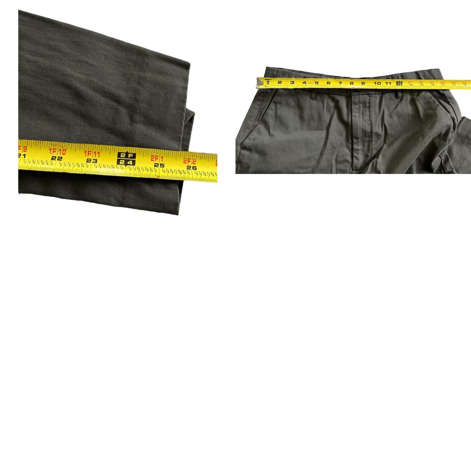 Allsaints AllSaints Mens Chino Pants Dark Gray 32x26 Straight Side Pockets Button Zip Pants Mens Size US 32 / EU 48 - 8 Thumbnail