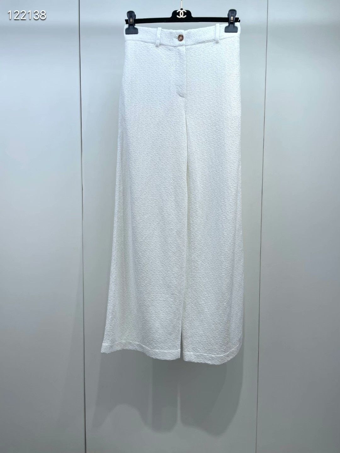 Chanel Chanel 26P White Wide-Leg Pants Size 36" / US 14 / IT 50 - 1 Thumbnail