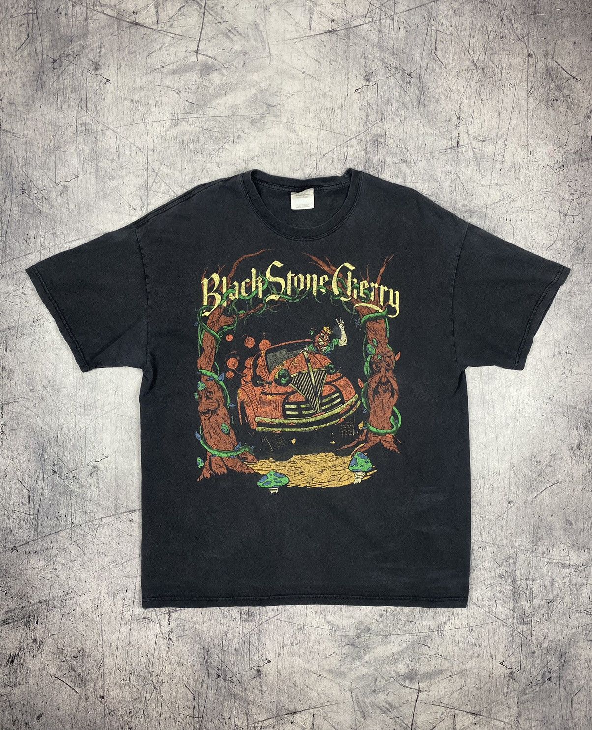 Vintage Vintage Black Stone Cherry Concert Rock Metal Band tee Size US XL / EU 56 / 4 - 2 Thumbnail