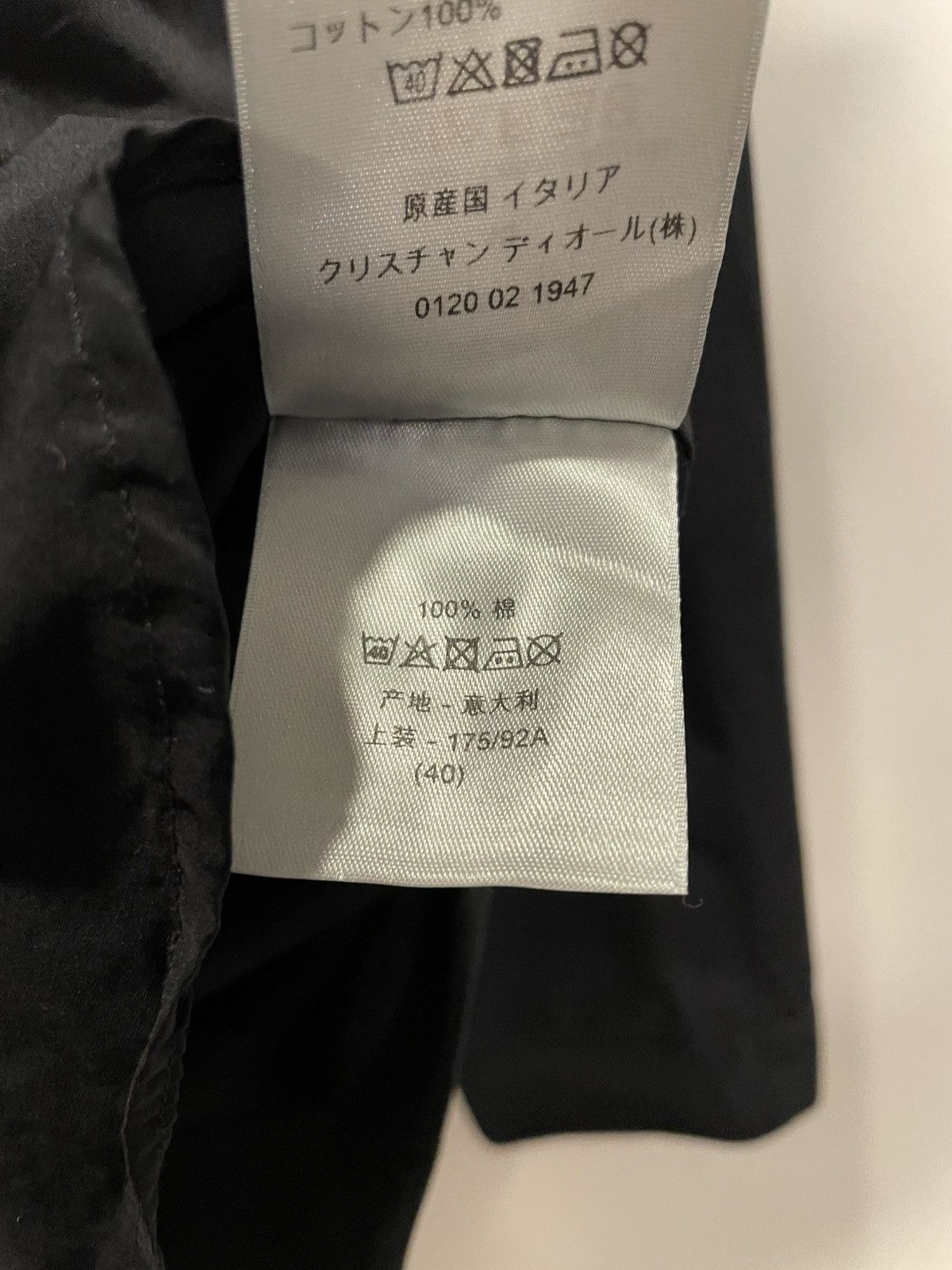 Dior Dior Black Dress shirt with side bee embroidery Size US M / EU 48-50 / 2 - 6 Thumbnail